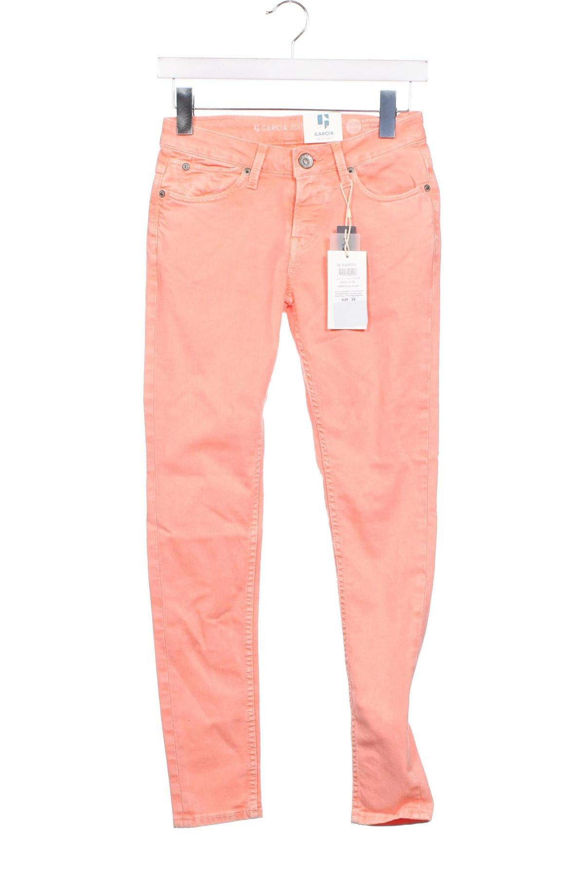 Дамски дънки Garcia Jeans, Размер S, Цвят Розов, Цена 87,00 лв.
