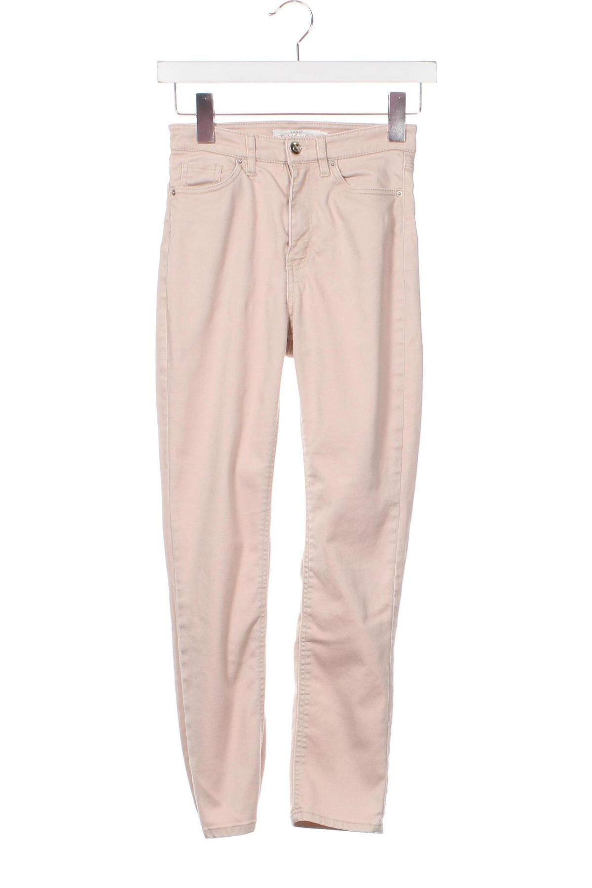 Damen Jeans H&M L.O.G.G., Größe XS, Farbe Beige, Preis 4,30 €