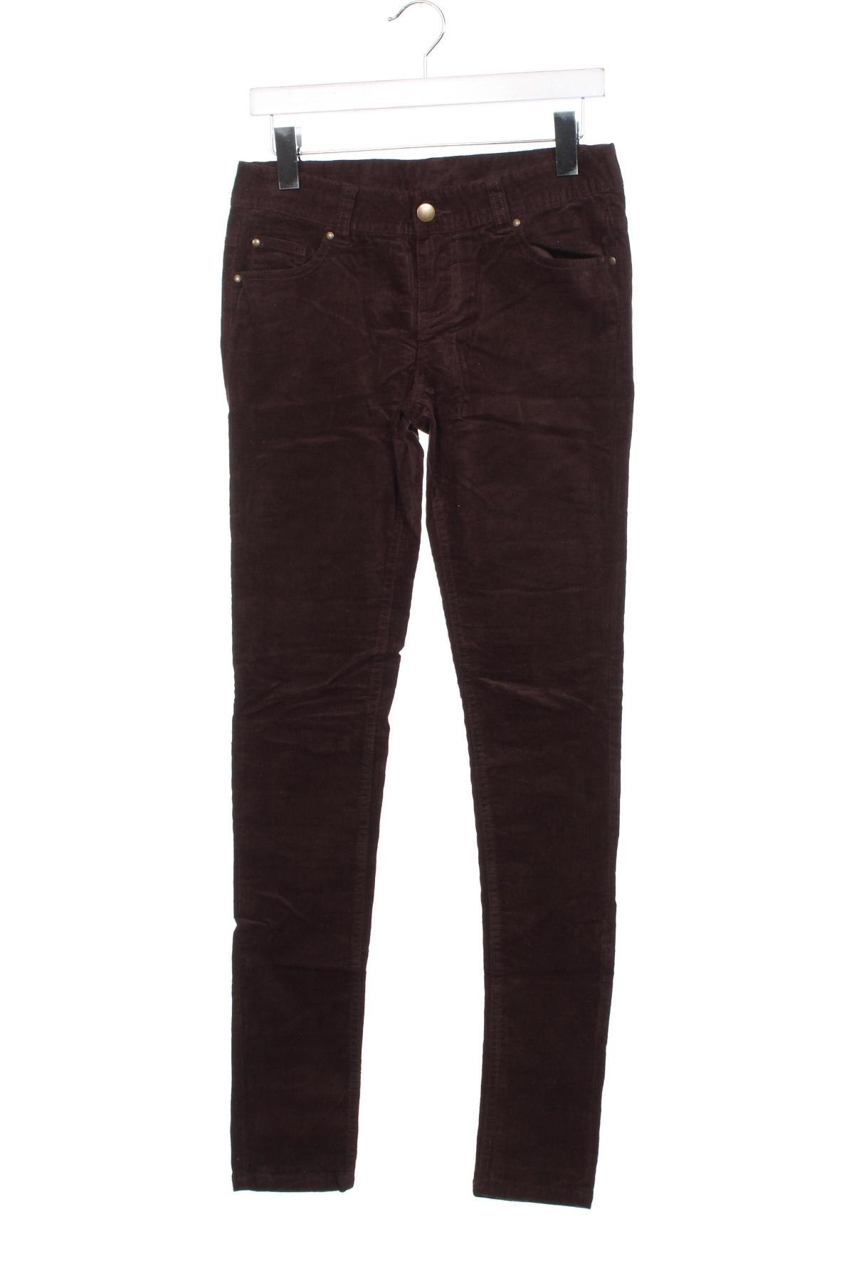 Pantaloni de velvet de femei Denim Co., Mărime XS, Culoare Maro, Preț 12,40 Lei