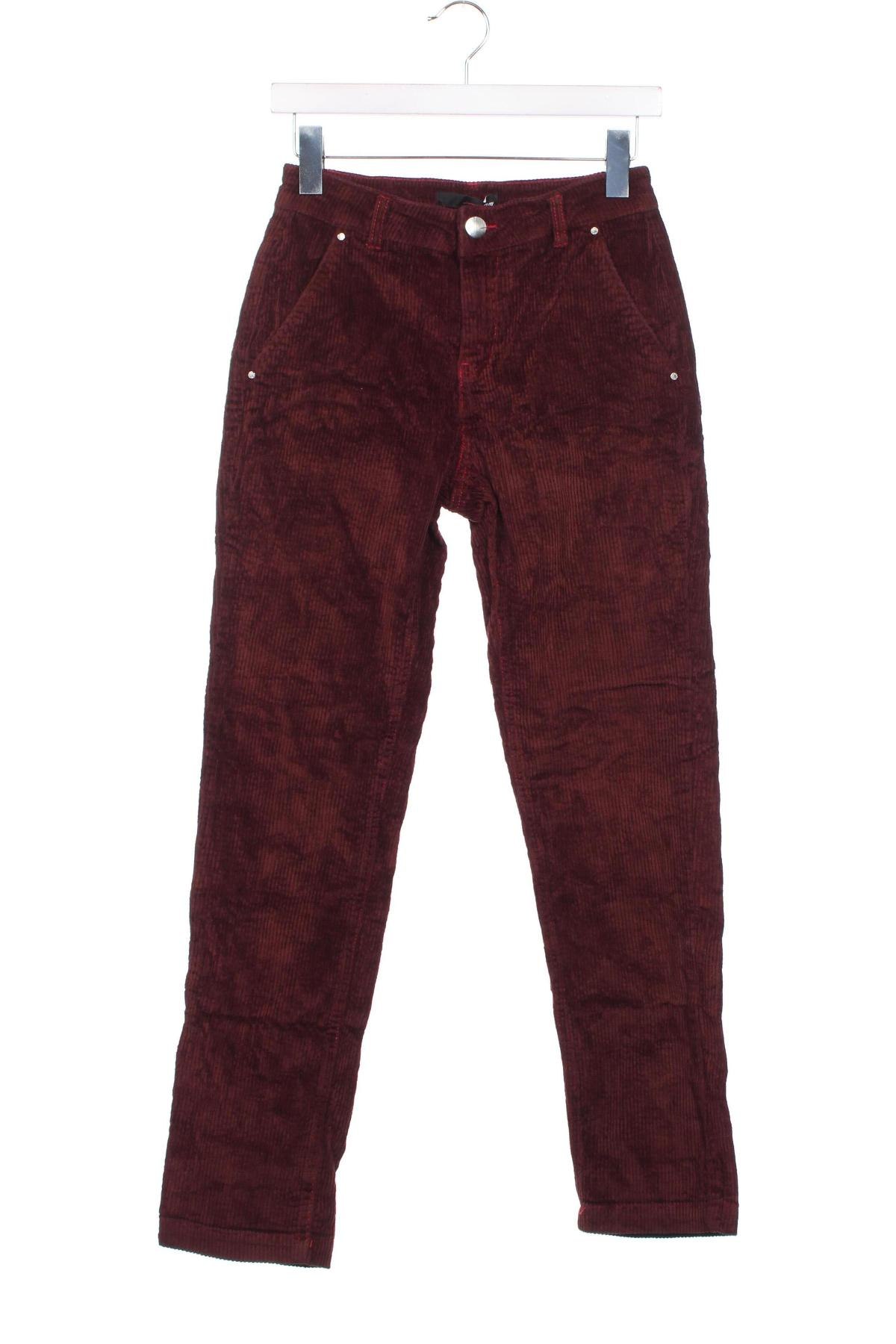 Дамски джинси Etam, Размер XS, Цвят Червен, Цена 5,22 лв.
