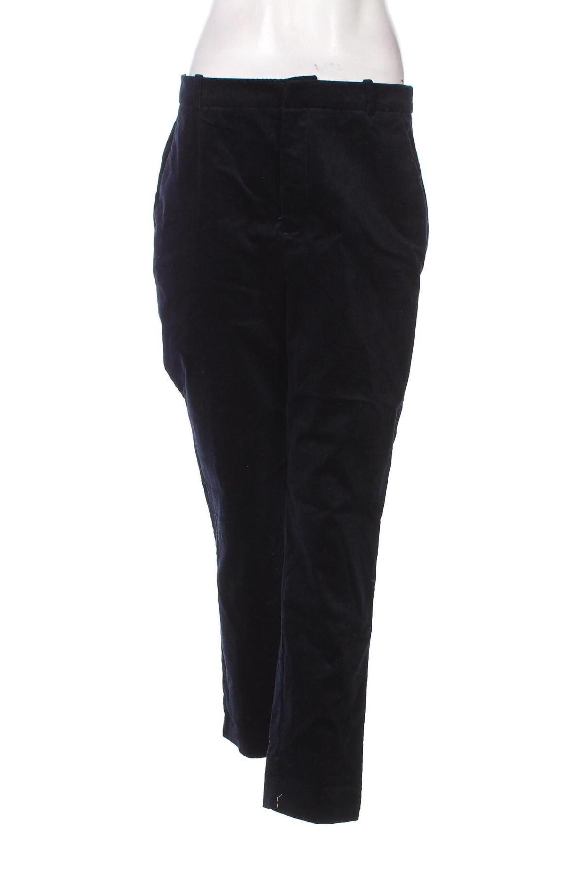 Pantaloni de velvet de femei Holly & Whyte By Lindex, Mărime M, Culoare Albastru, Preț 13,35 Lei