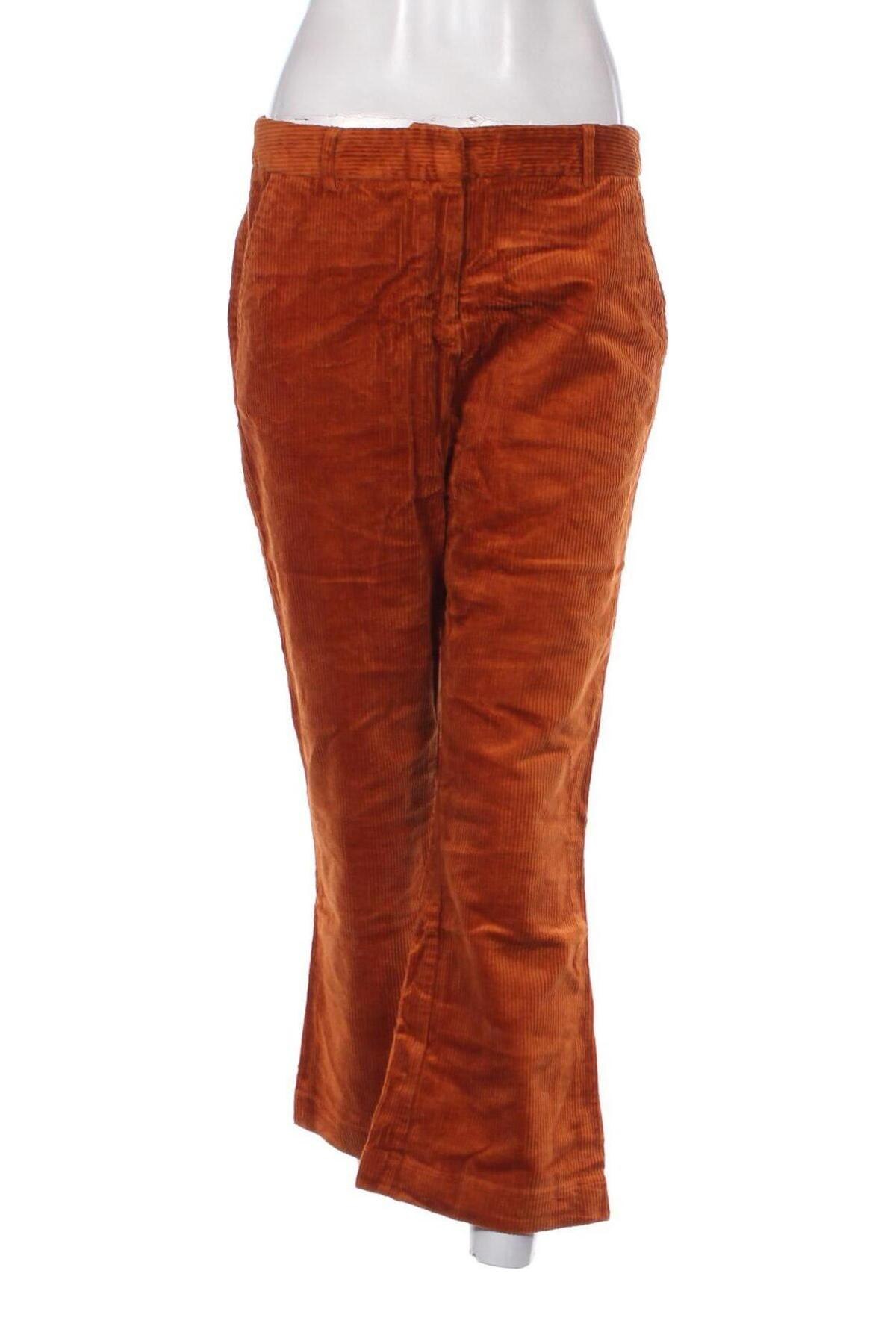 Pantaloni de velvet de femei Jbc, Mărime M, Culoare Portocaliu, Preț 12,40 Lei