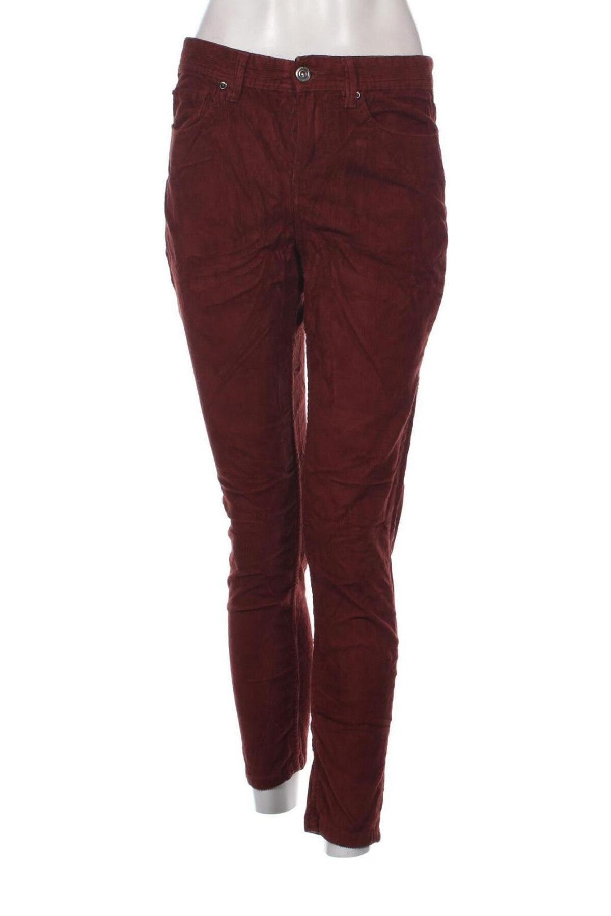 Γυναικείο κοτλέ παντελόνι Lefties, Μέγεθος S, Χρώμα Καφέ, Τιμή 2,51 €