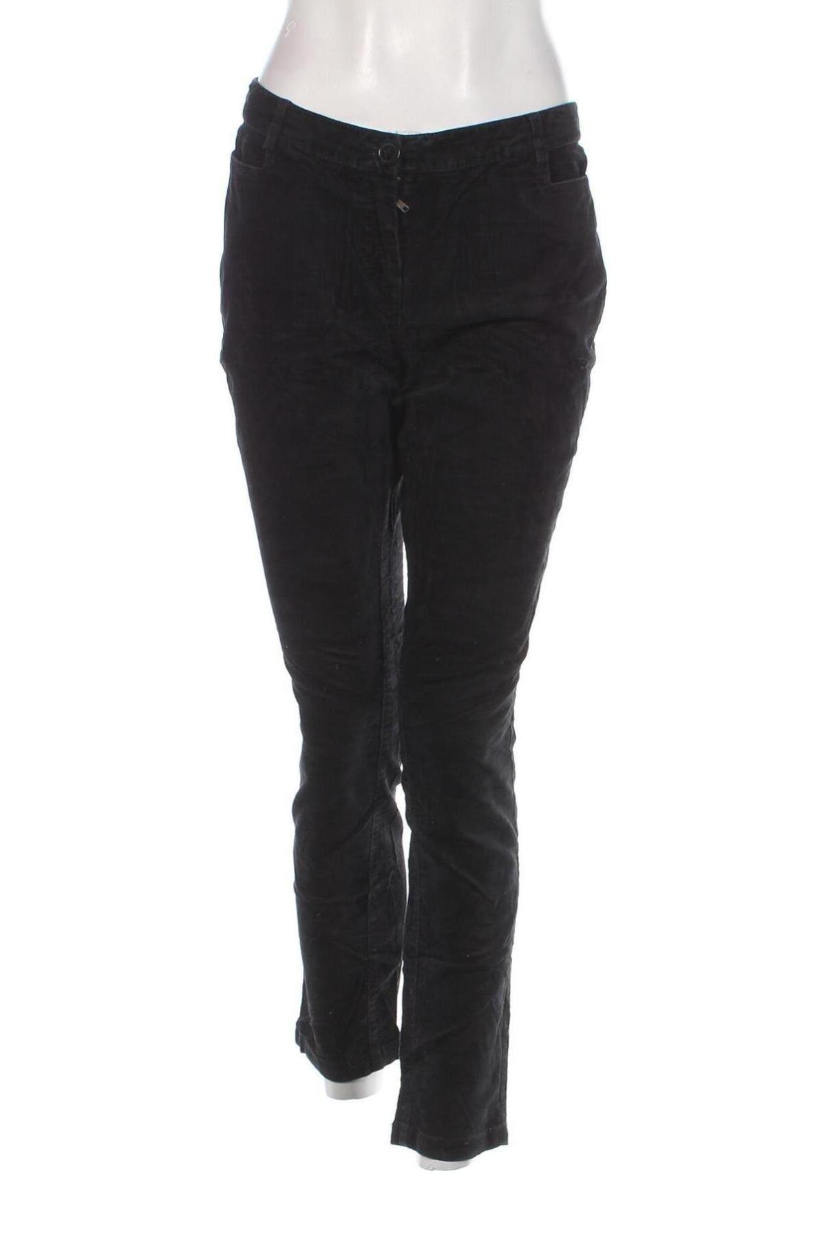 Γυναικείο κοτλέ παντελόνι Manoukian, Μέγεθος L, Χρώμα Μαύρο, Τιμή 2,73 €
