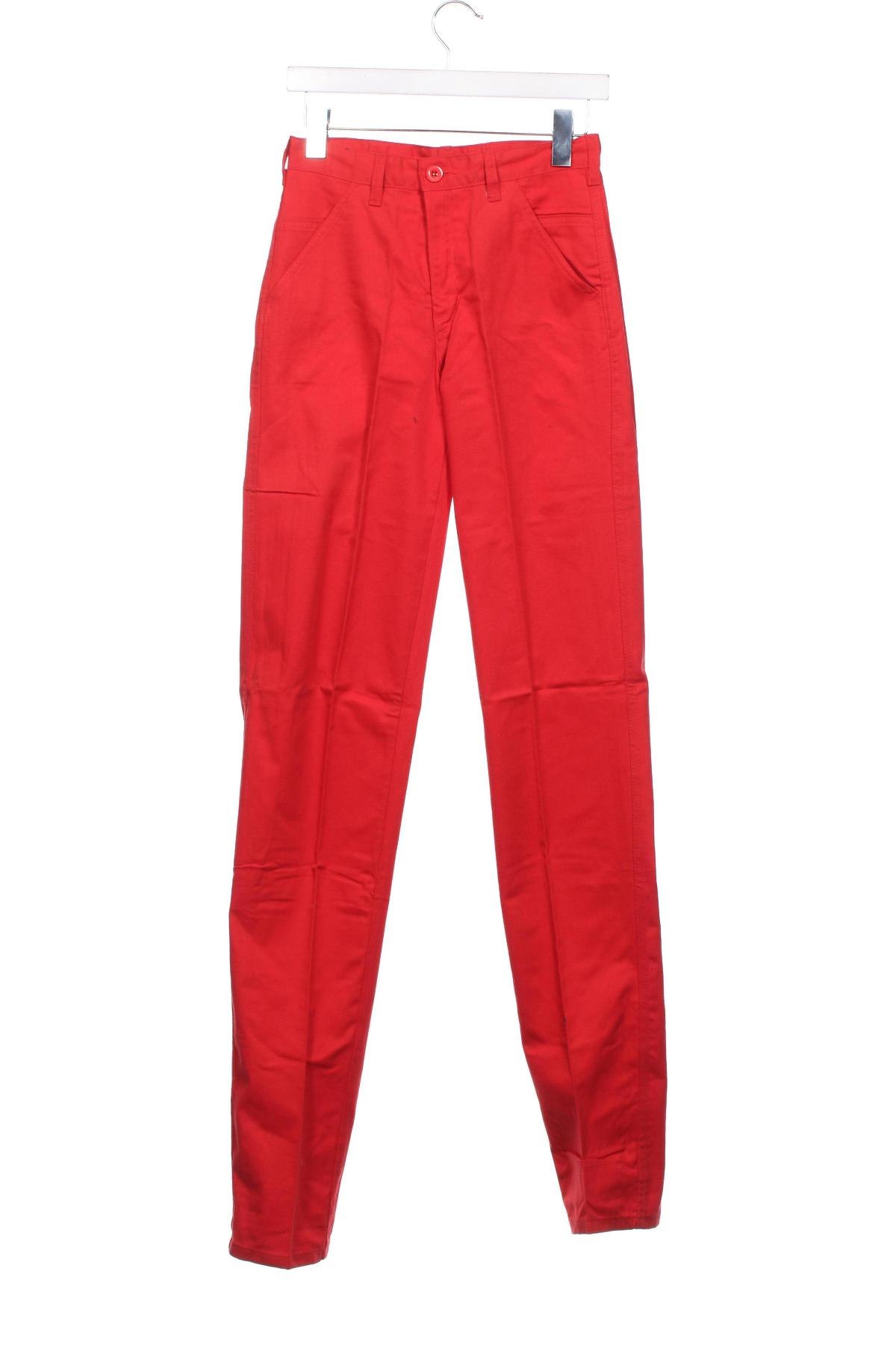 Дамски панталон, Размер XS, Цвят Червен, Цена 9,20 лв.