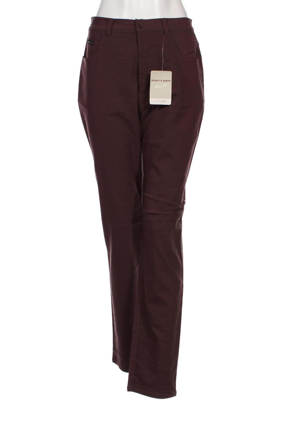 Дамски панталон Bram's Paris, Размер S, Цвят Кафяв, Цена 9,66 лв.