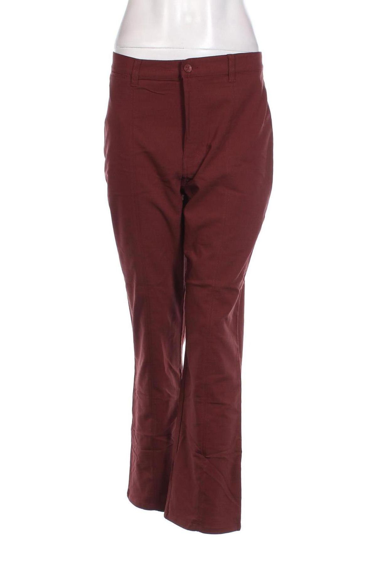 Pantaloni de femei Bram's Paris, Mărime L, Culoare Roșu, Preț 21,79 Lei