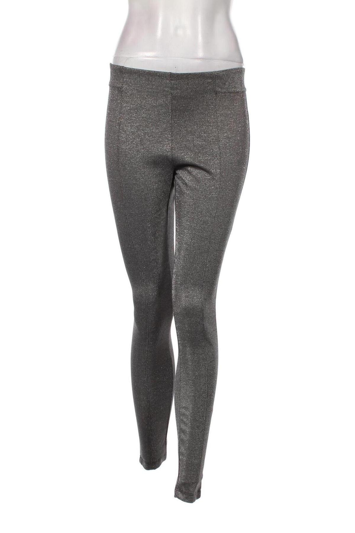 Дамски панталон Camaieu, Размер S, Цвят Сребрист, Цена 10,58 лв.
