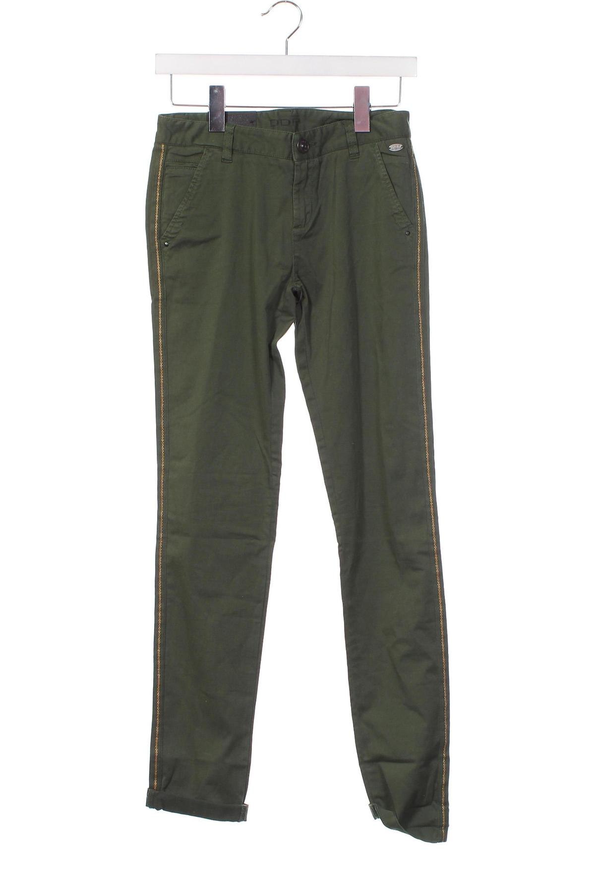 Дамски панталон DDP, Размер XS, Цвят Зелен, Цена 11,96 лв.