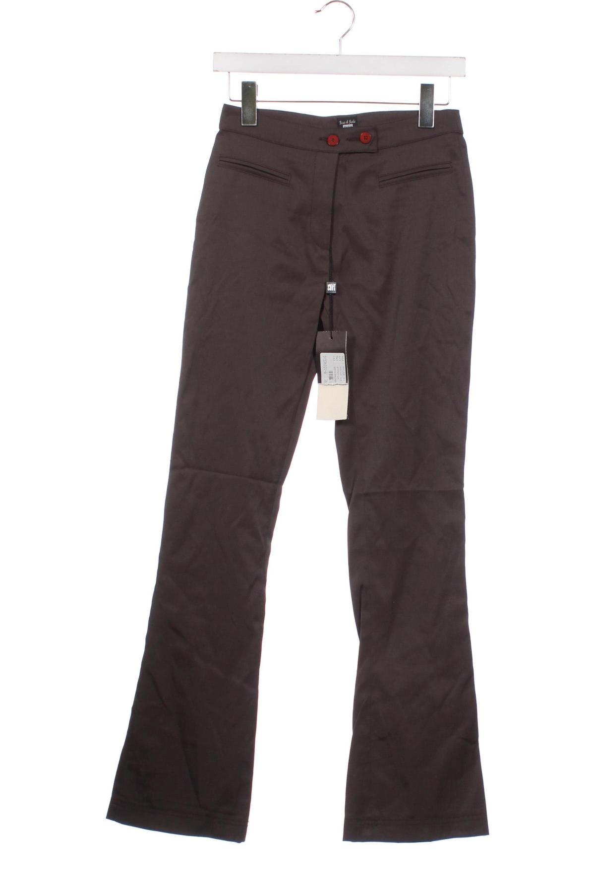 Pantaloni de femei Zino & Judy, Mărime S, Culoare Maro, Preț 22,70 Lei