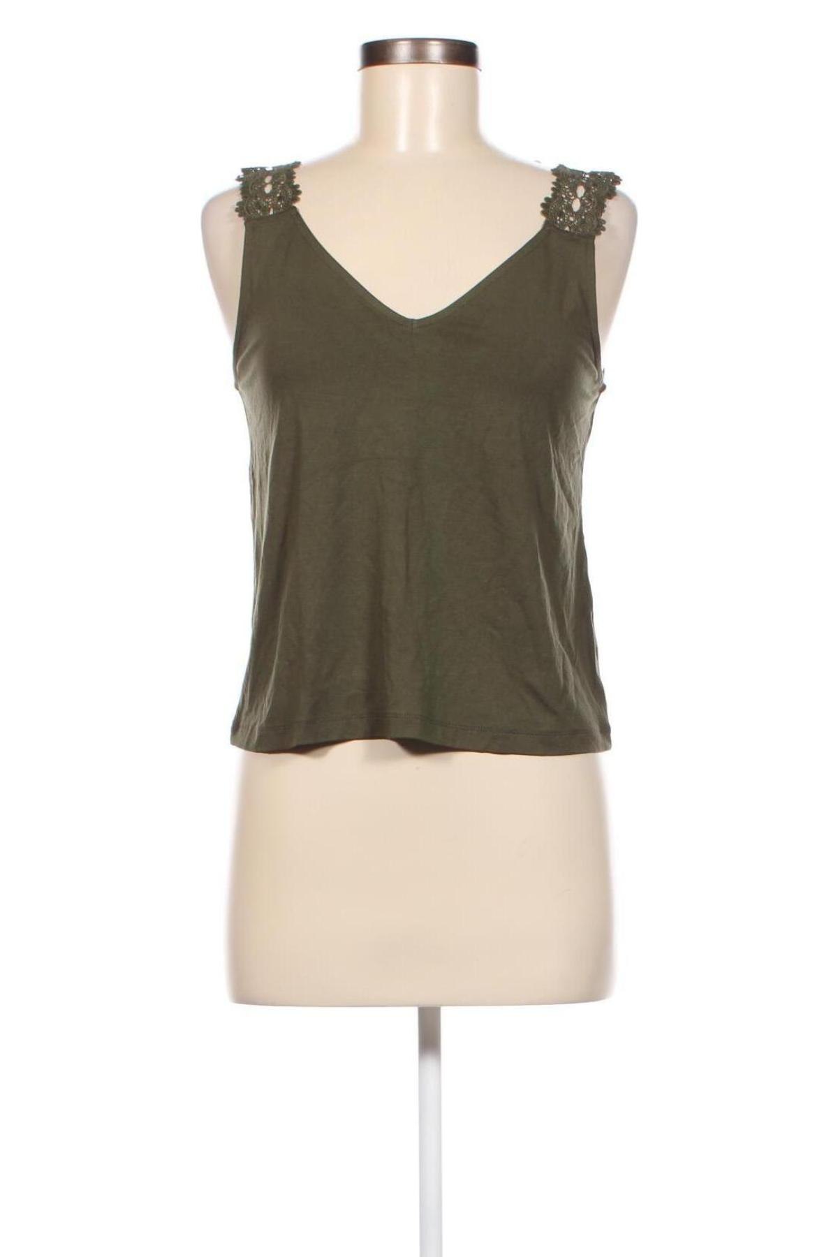 Γυναικείο αμάνικο μπλουζάκι About You, Μέγεθος S, Χρώμα Πράσινο, Τιμή 13,92 €