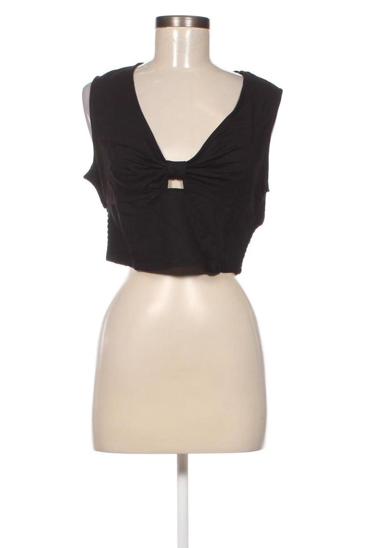 Γυναικείο αμάνικο μπλουζάκι ONLY, Μέγεθος L, Χρώμα Μαύρο, Τιμή 4,59 €
