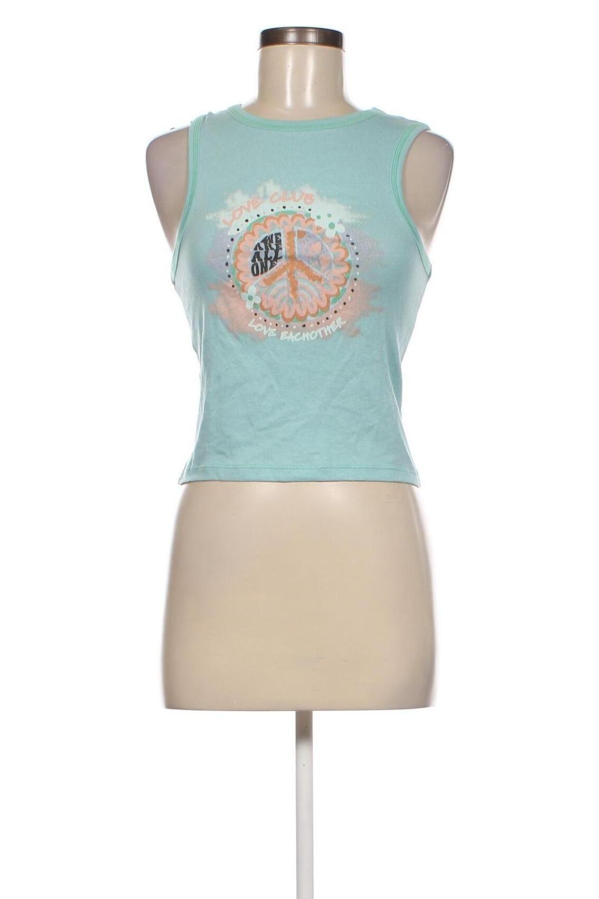 Γυναικείο αμάνικο μπλουζάκι Urban Outfitters, Μέγεθος L, Χρώμα Μπλέ, Τιμή 3,74 €