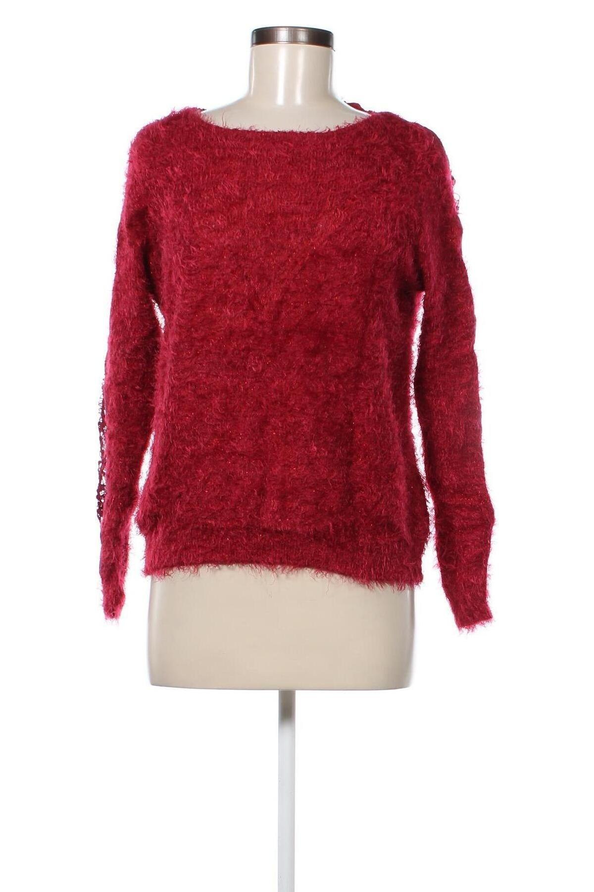 Damenpullover, Größe M, Farbe Rot, Preis 2,62 €