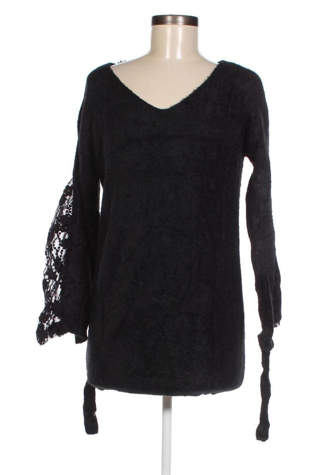 Дамски пуловер, Размер M, Цвят Черен, Цена 6,09 лв.