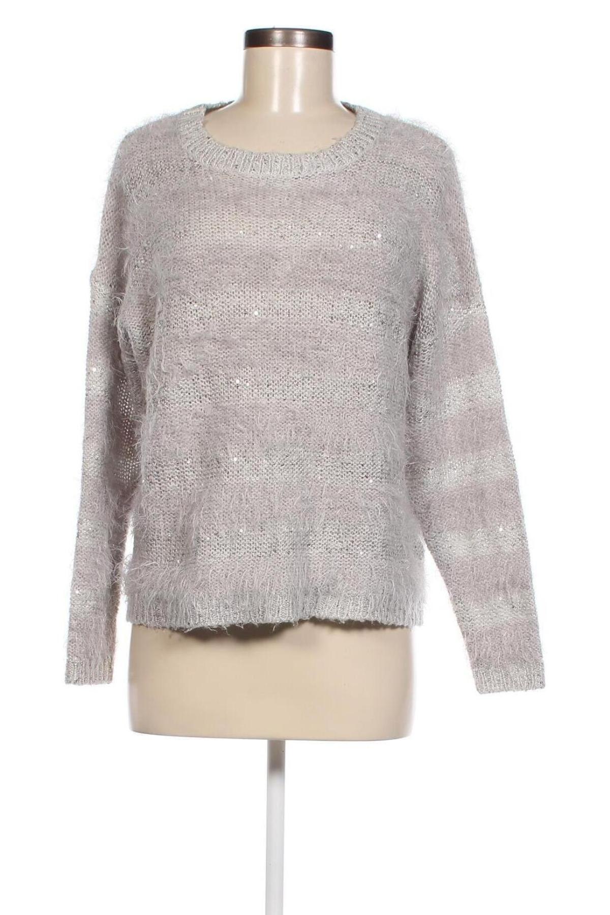 Γυναικείο πουλόβερ Brave Soul, Μέγεθος L, Χρώμα Γκρί, Τιμή 2,51 €