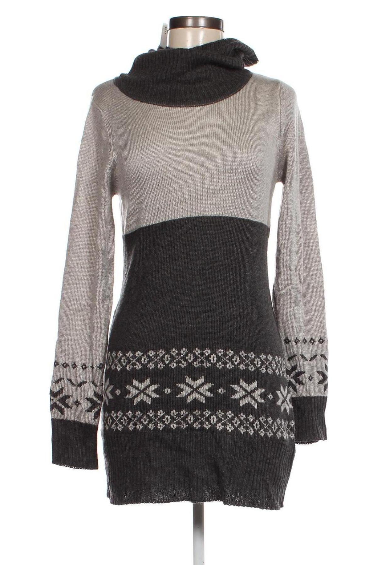 Дамски пуловер Cecilia Classics, Размер S, Цвят Сив, Цена 5,51 лв.