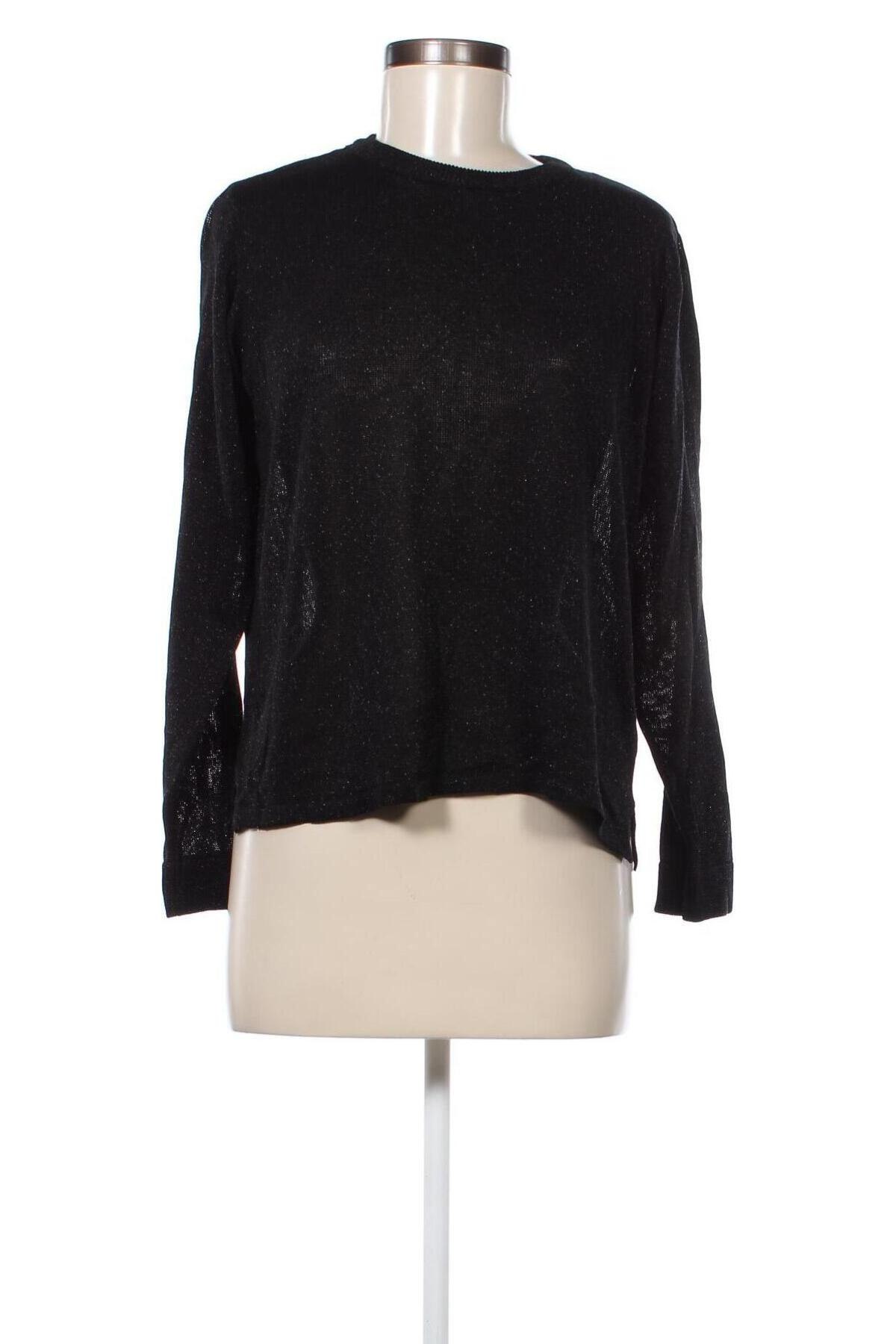 Дамски пуловер Cropp, Размер M, Цвят Черен, Цена 9,28 лв.