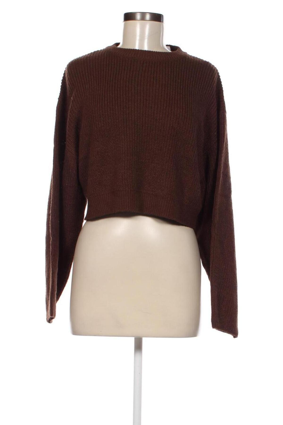 Дамски пуловер H&M Divided, Размер S, Цвят Кафяв, Цена 5,22 лв.