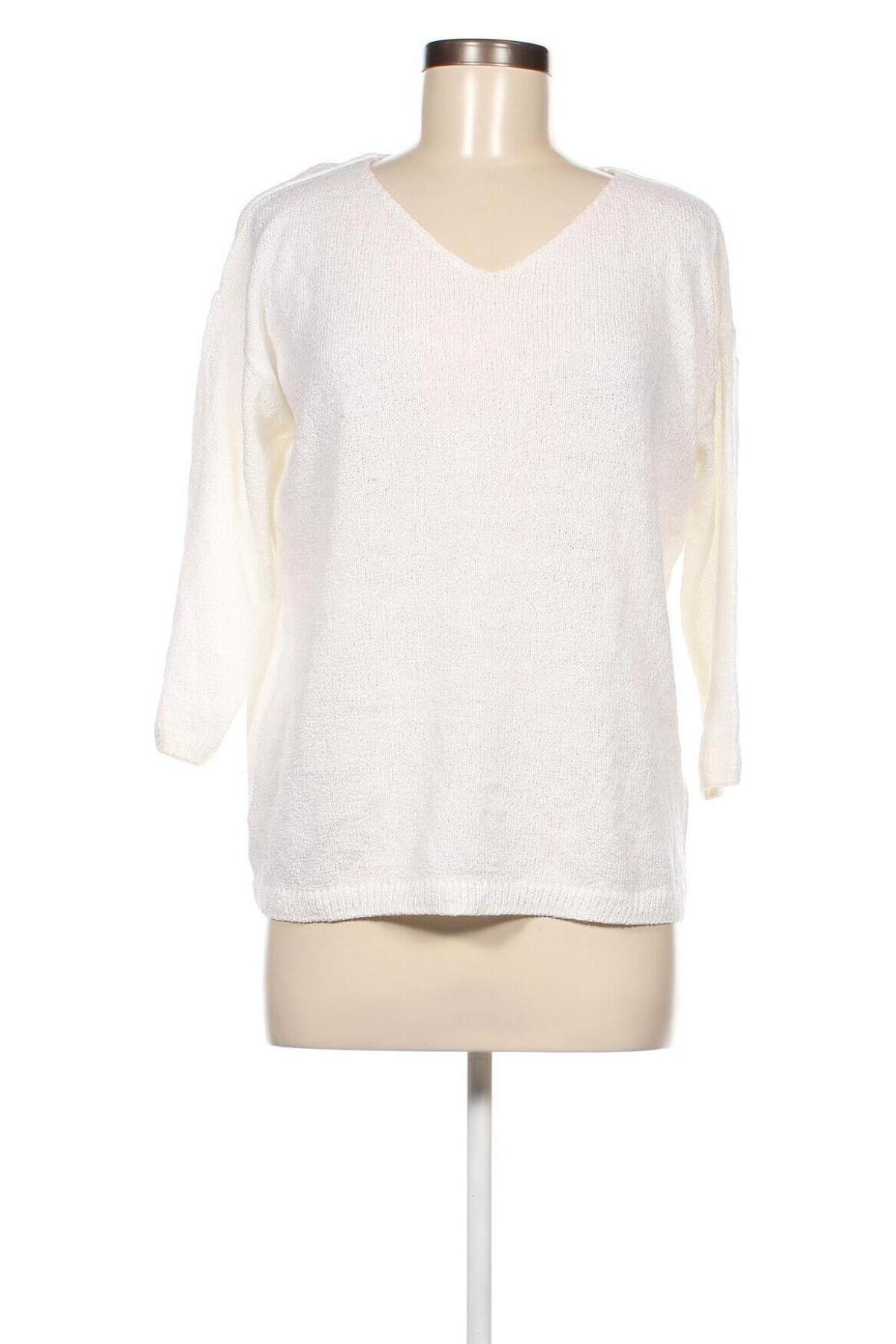 Γυναικείο πουλόβερ Jean Pascale, Μέγεθος S, Χρώμα Λευκό, Τιμή 2,69 €