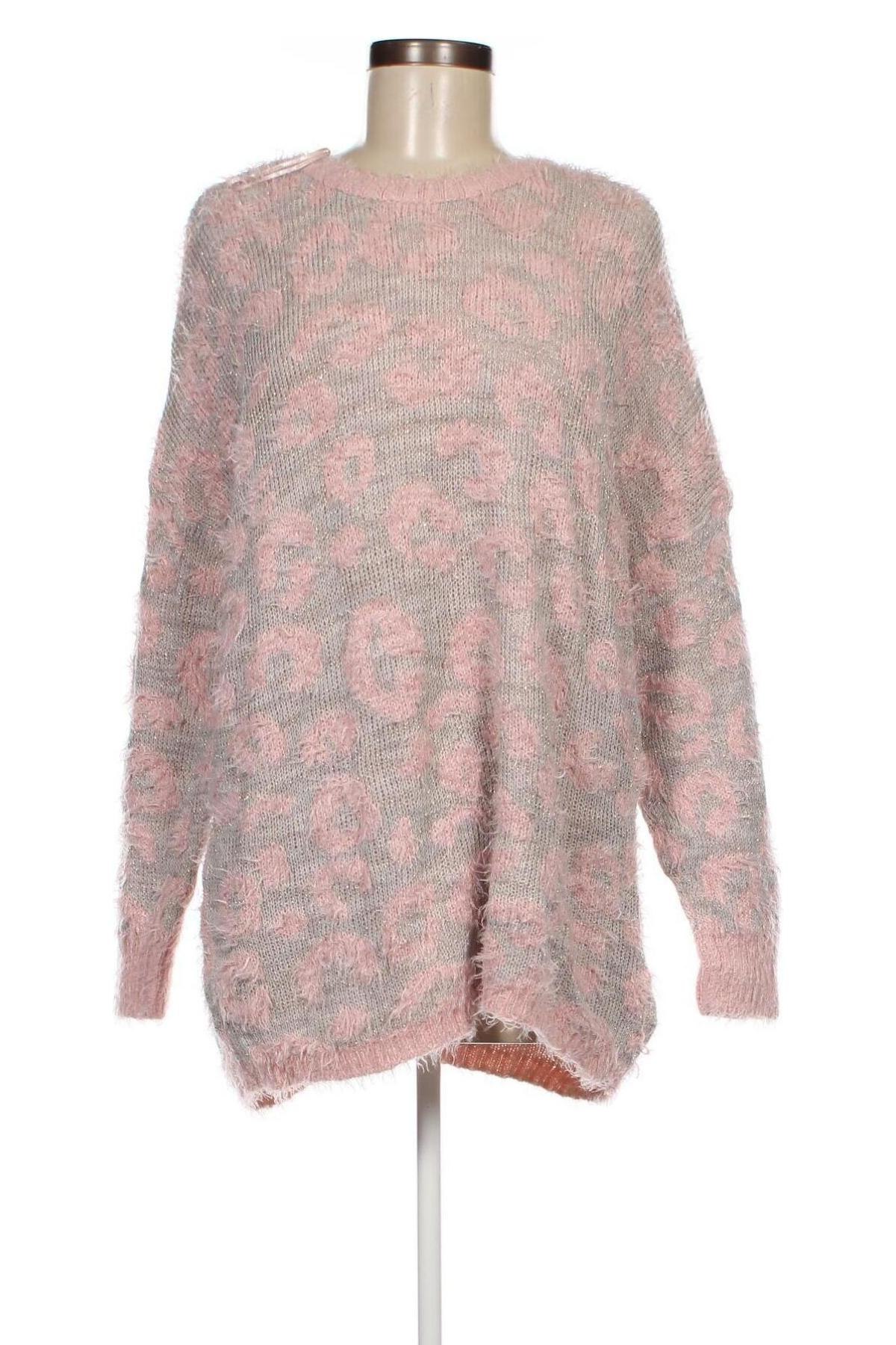 Γυναικείο πουλόβερ Laura Torelli, Μέγεθος XL, Χρώμα Πολύχρωμο, Τιμή 6,28 €
