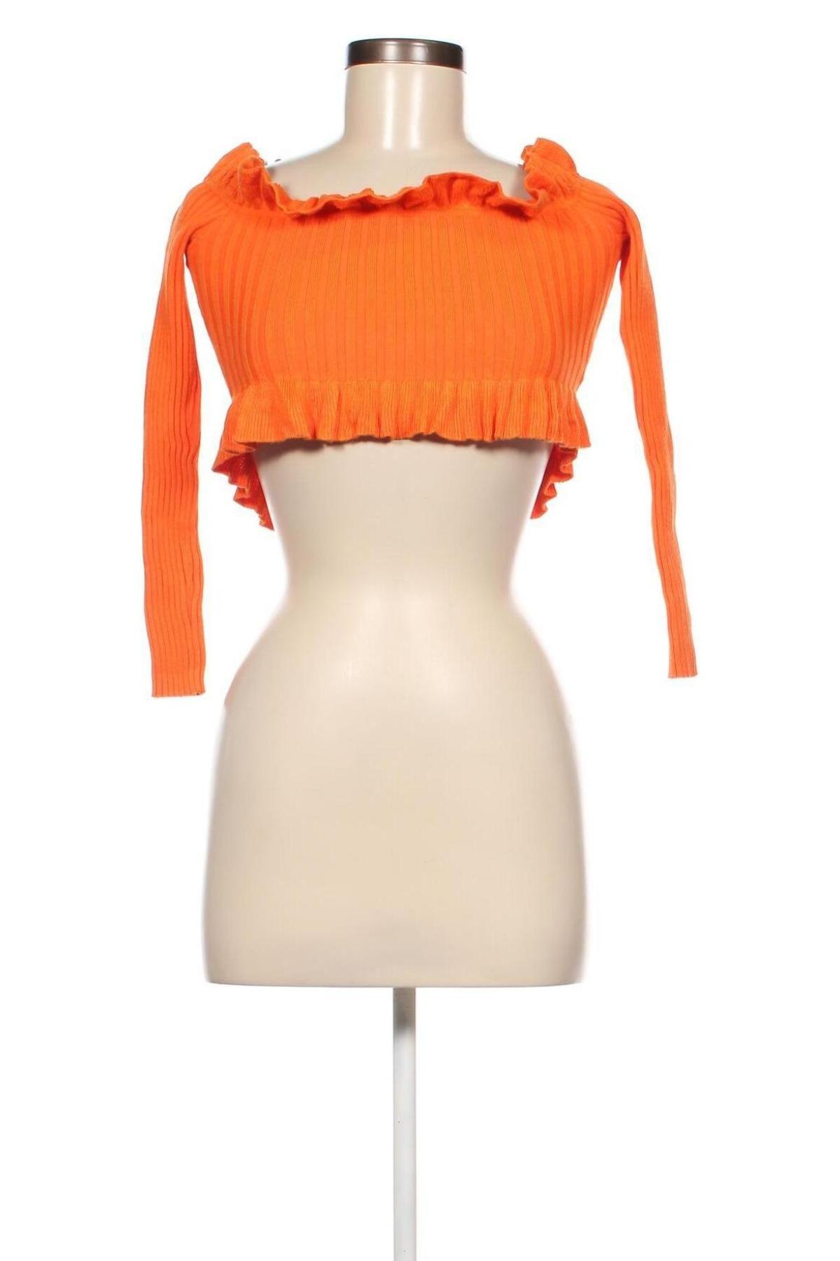 Дамски пуловер Missguided, Размер M, Цвят Оранжев, Цена 5,22 лв.