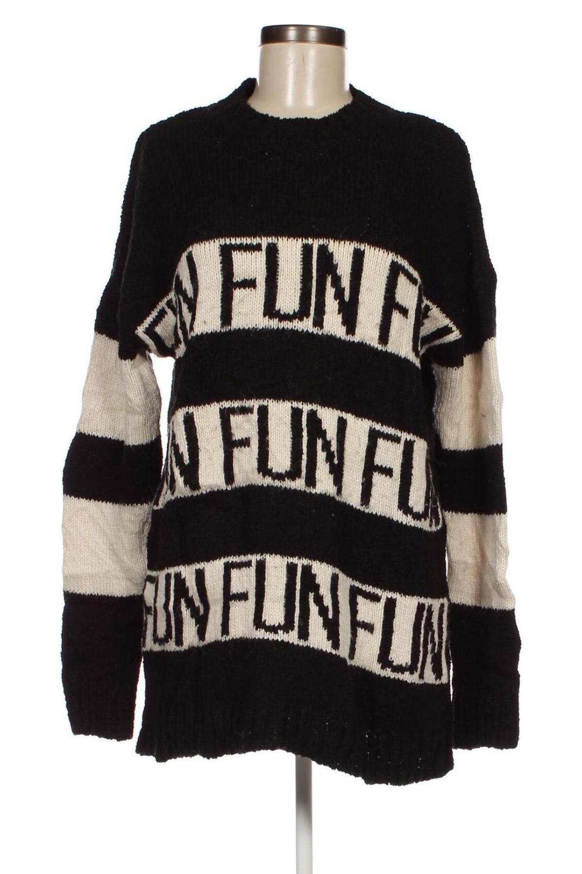 Γυναικείο πουλόβερ Yfl Reserved, Μέγεθος M, Χρώμα Μαύρο, Τιμή 3,77 €