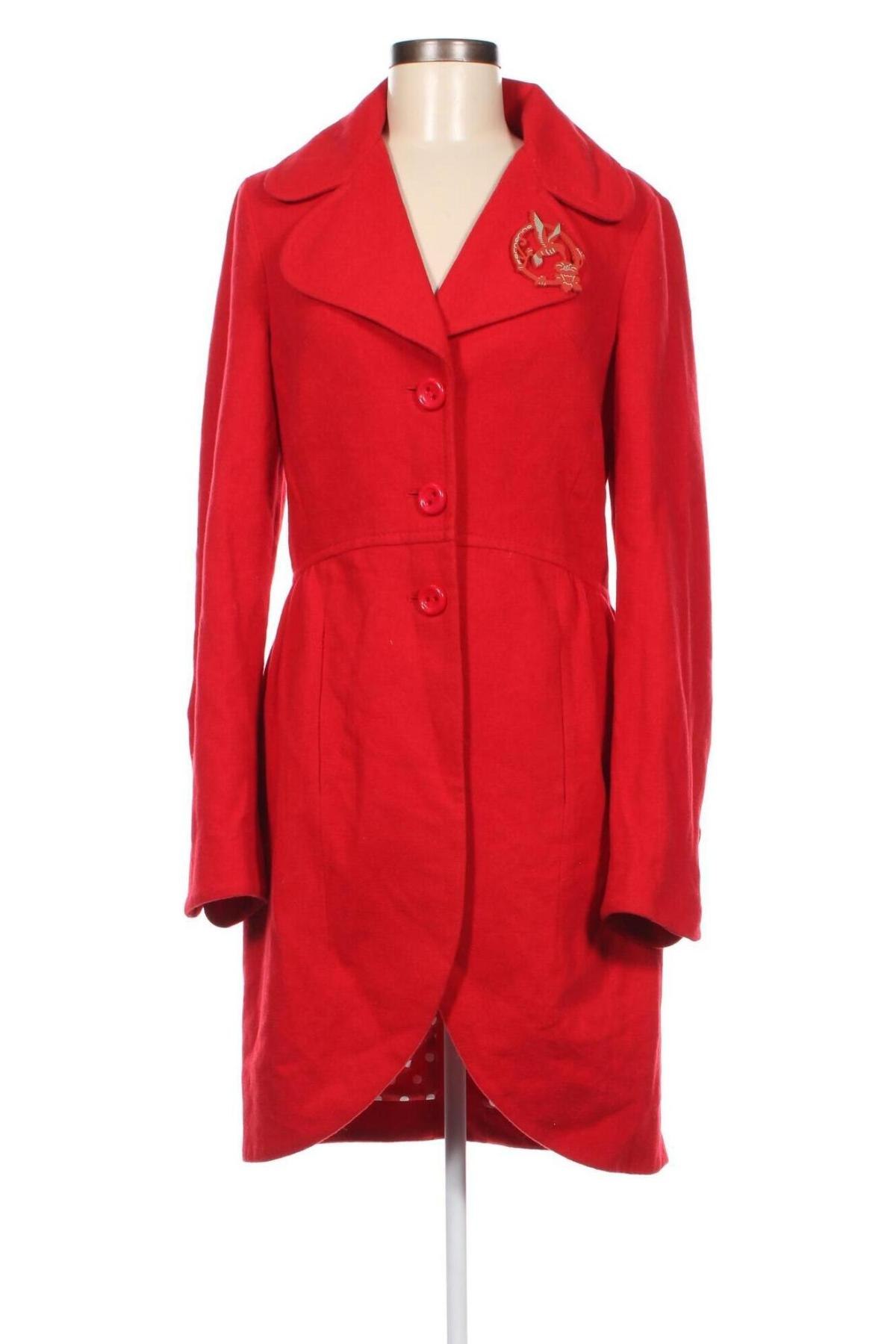 Γυναικείο παλτό Fornarina, Μέγεθος M, Χρώμα Κόκκινο, Τιμή 92,16 €
