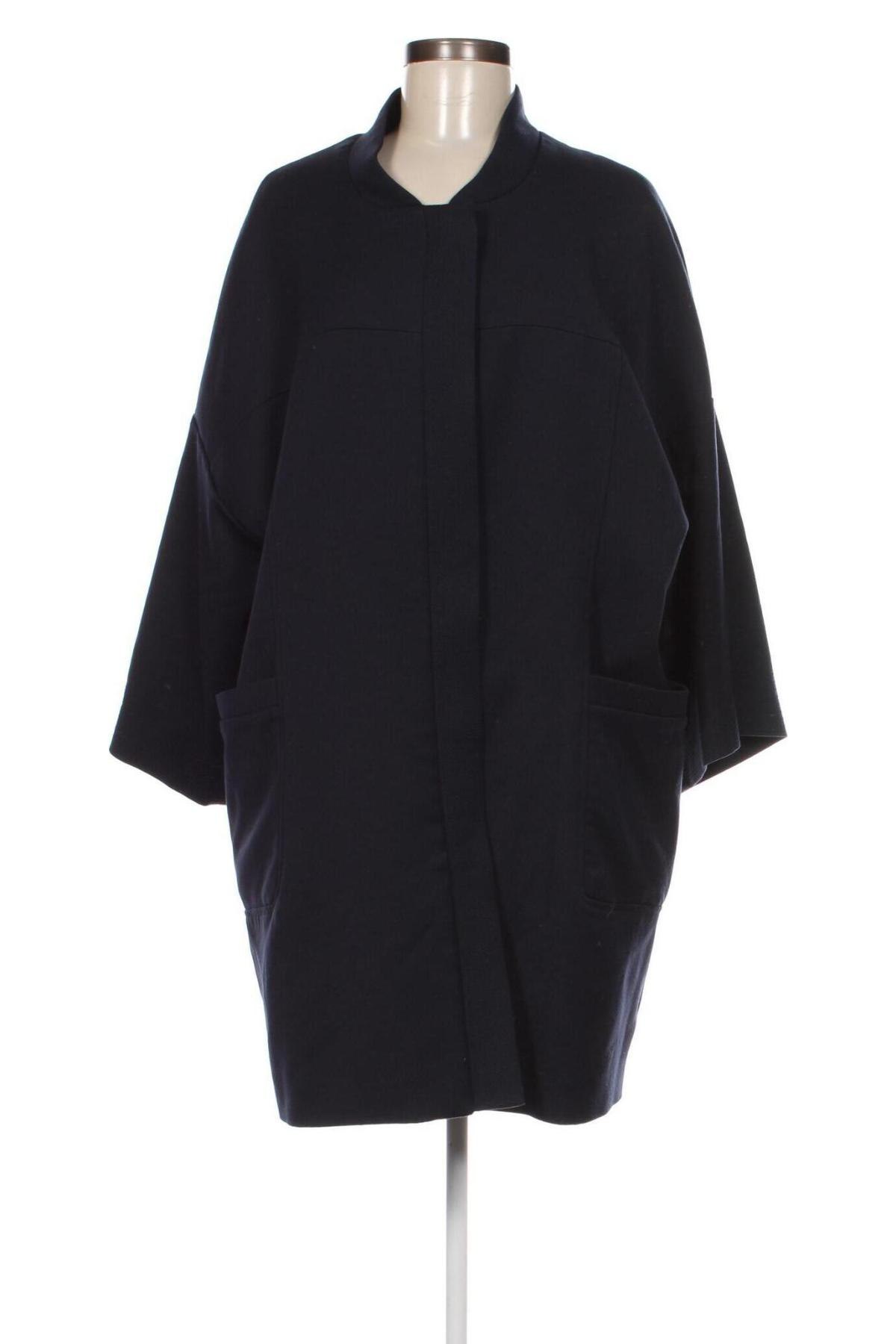 Palton de femei H&M, Mărime XL, Culoare Albastru, Preț 88,17 Lei