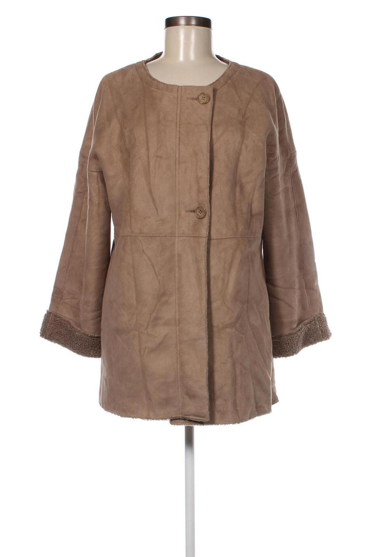 Дамско палто Kookai, Размер M, Цвят Кафяв, Цена 13,20 лв.