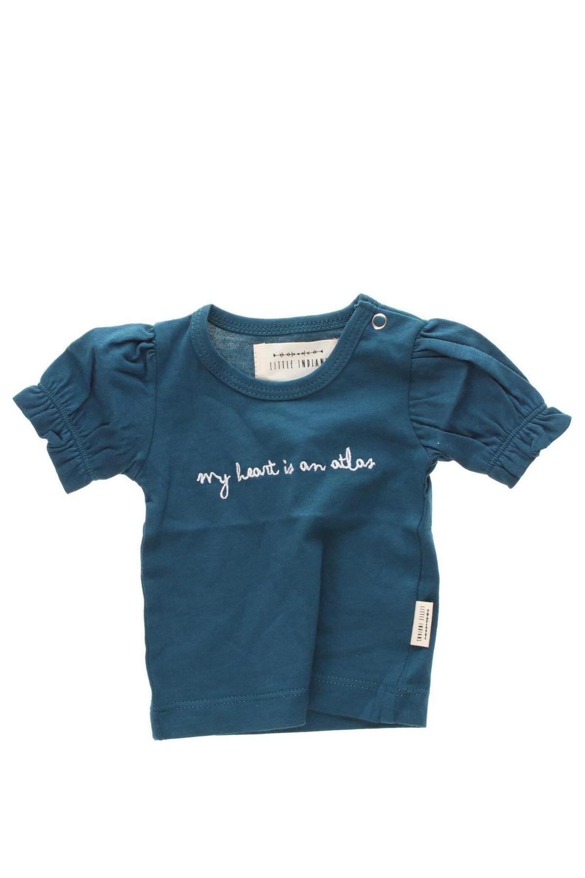 Kinder Shirt Little Indians, Größe 2-3m/ 56-62 cm, Farbe Blau, Preis € 2,21
