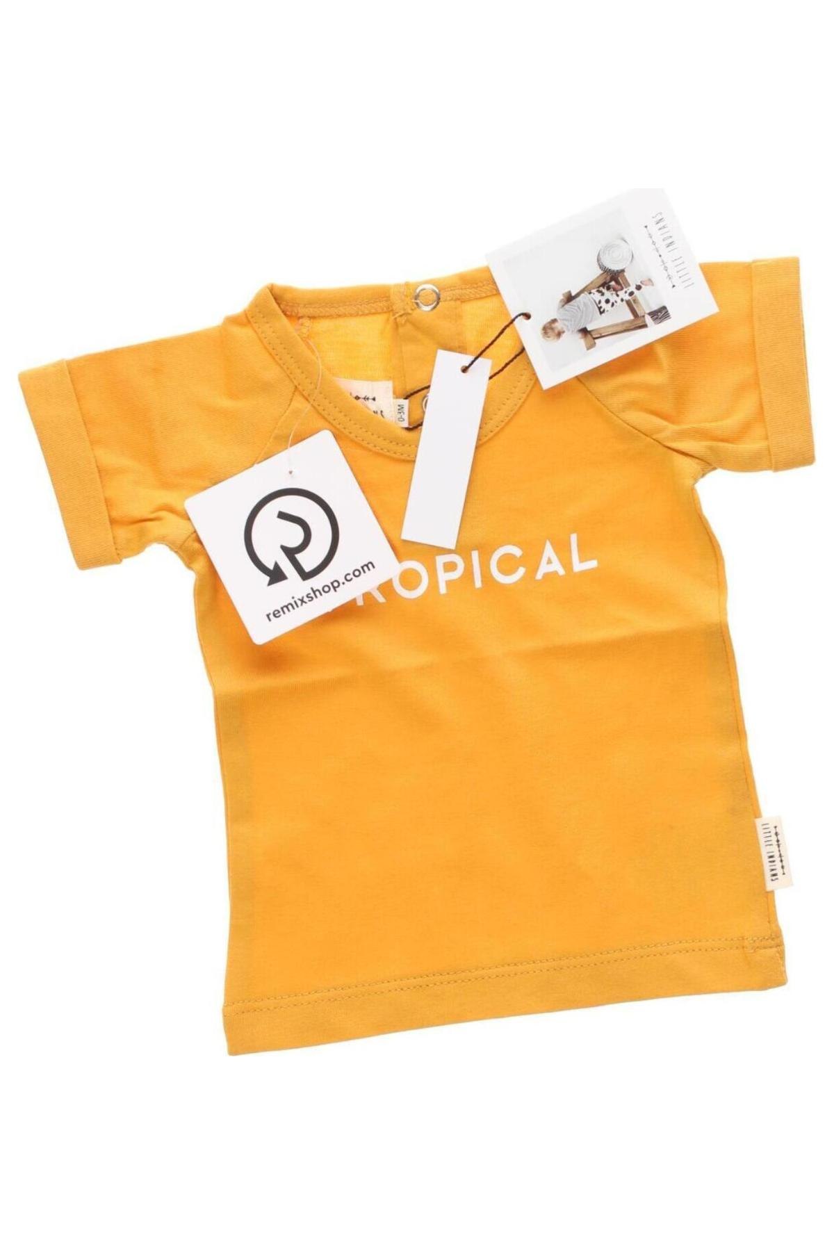 Kinder Shirt Little Indians, Größe 0-1m/ 50 cm, Farbe Gelb, Preis 20,10 €