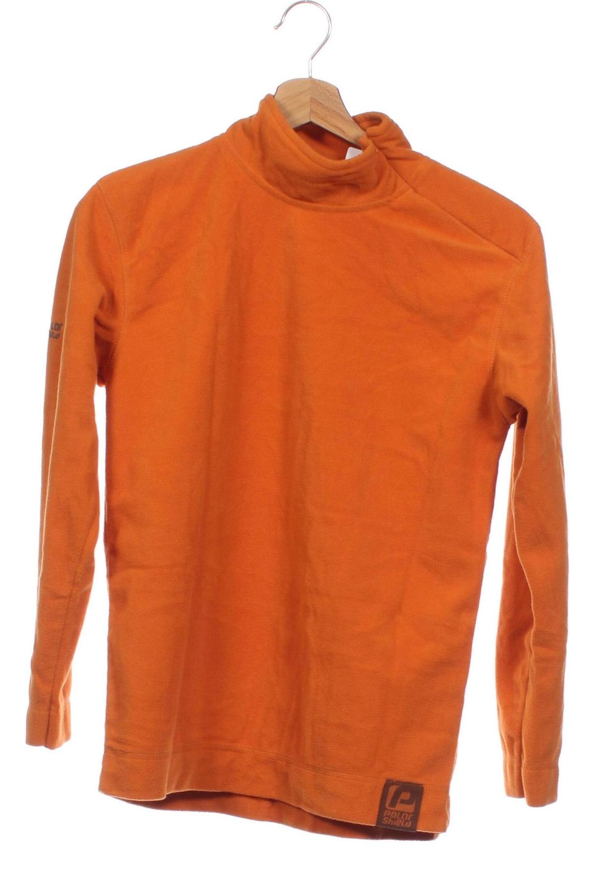 Kinder Fleece Shirt Tex, Größe 13-14y/ 164-168 cm, Farbe Orange, Preis 2,17 €