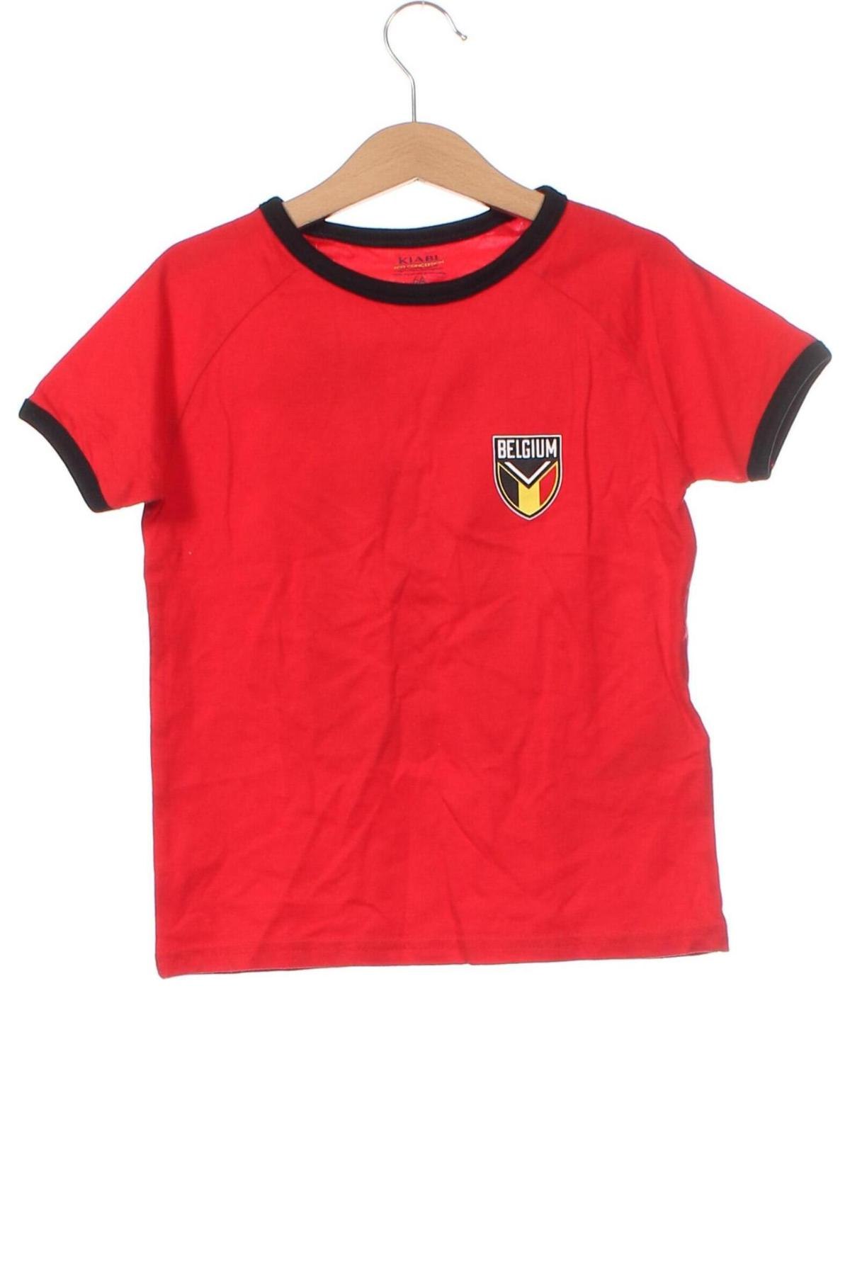 Dětské tričko  Kiabi, Velikost 5-6y/ 116-122 cm, Barva Červená, Cena  65,00 Kč