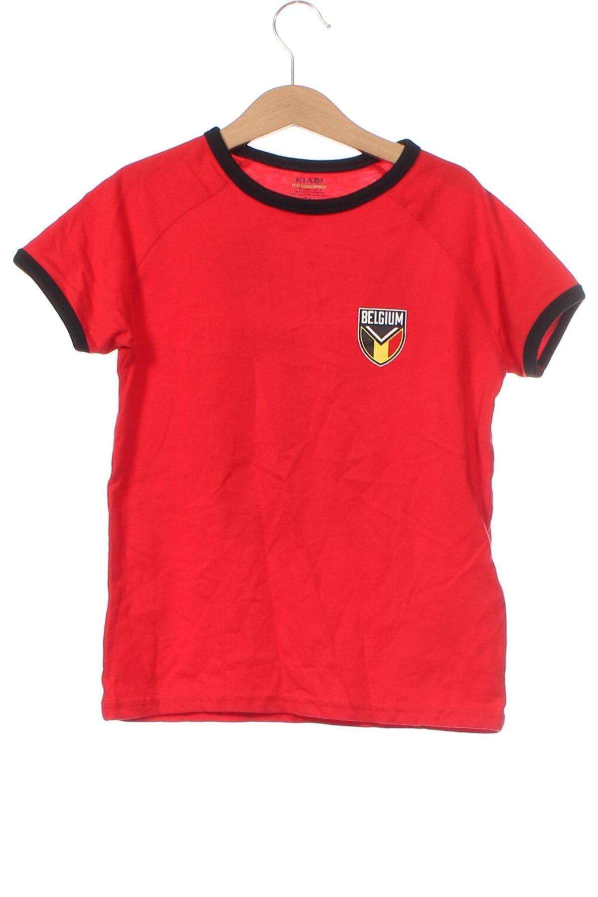 Детска тениска Kiabi, Размер 7-8y/ 128-134 см, Цвят Червен, Цена 6,72 лв.