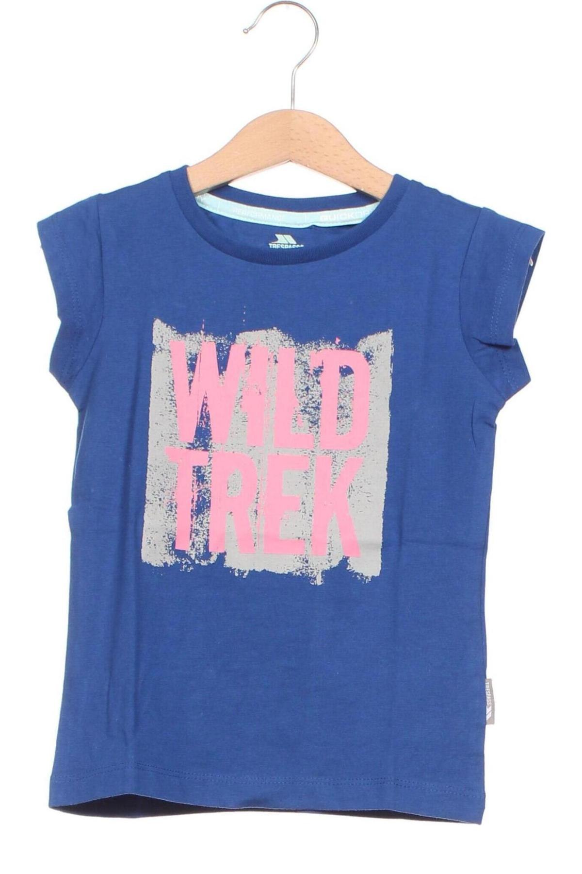 Kinder T-Shirt Trespass, Größe 2-3y/ 98-104 cm, Farbe Blau, Preis 2,78 €