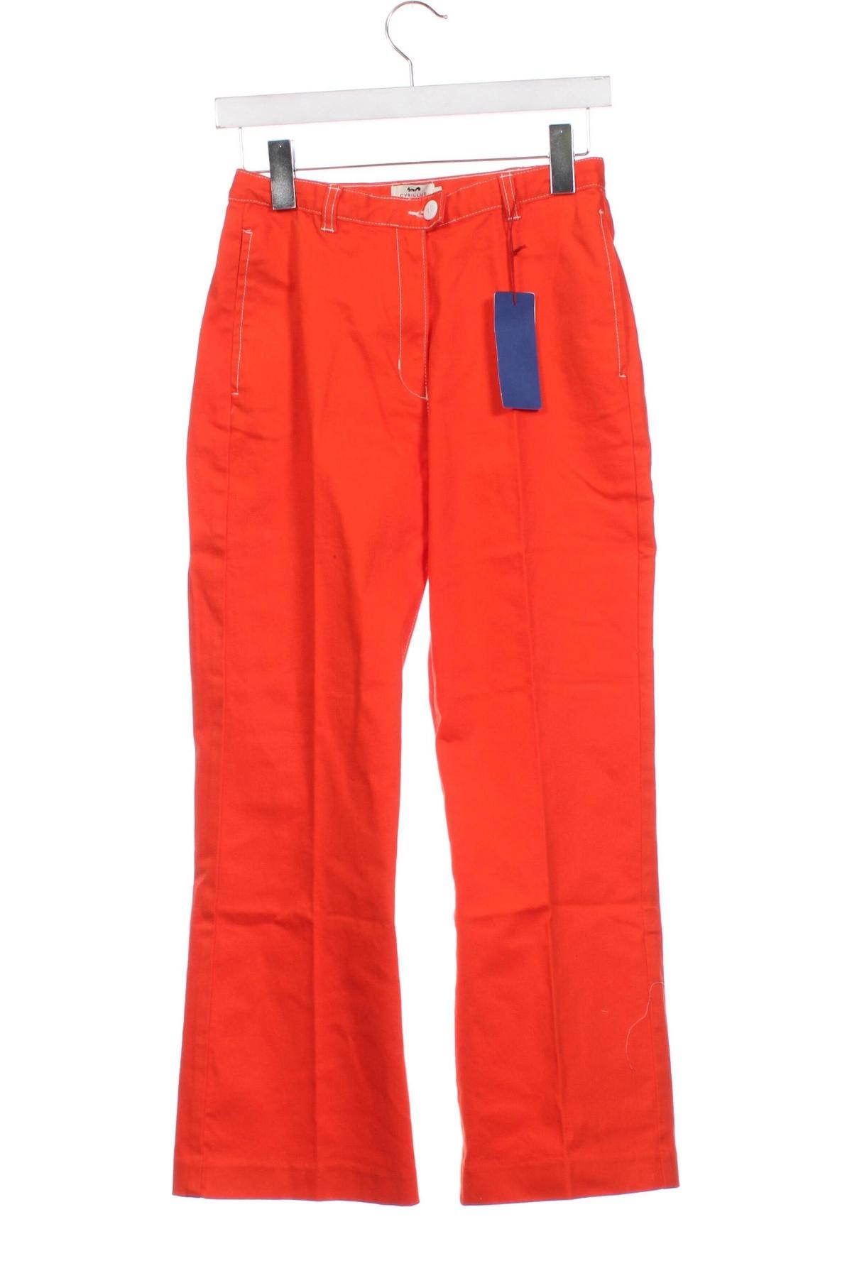 Pantaloni pentru copii Cyrillus, Mărime 15-18y/ 170-176 cm, Culoare Portocaliu, Preț 23,53 Lei