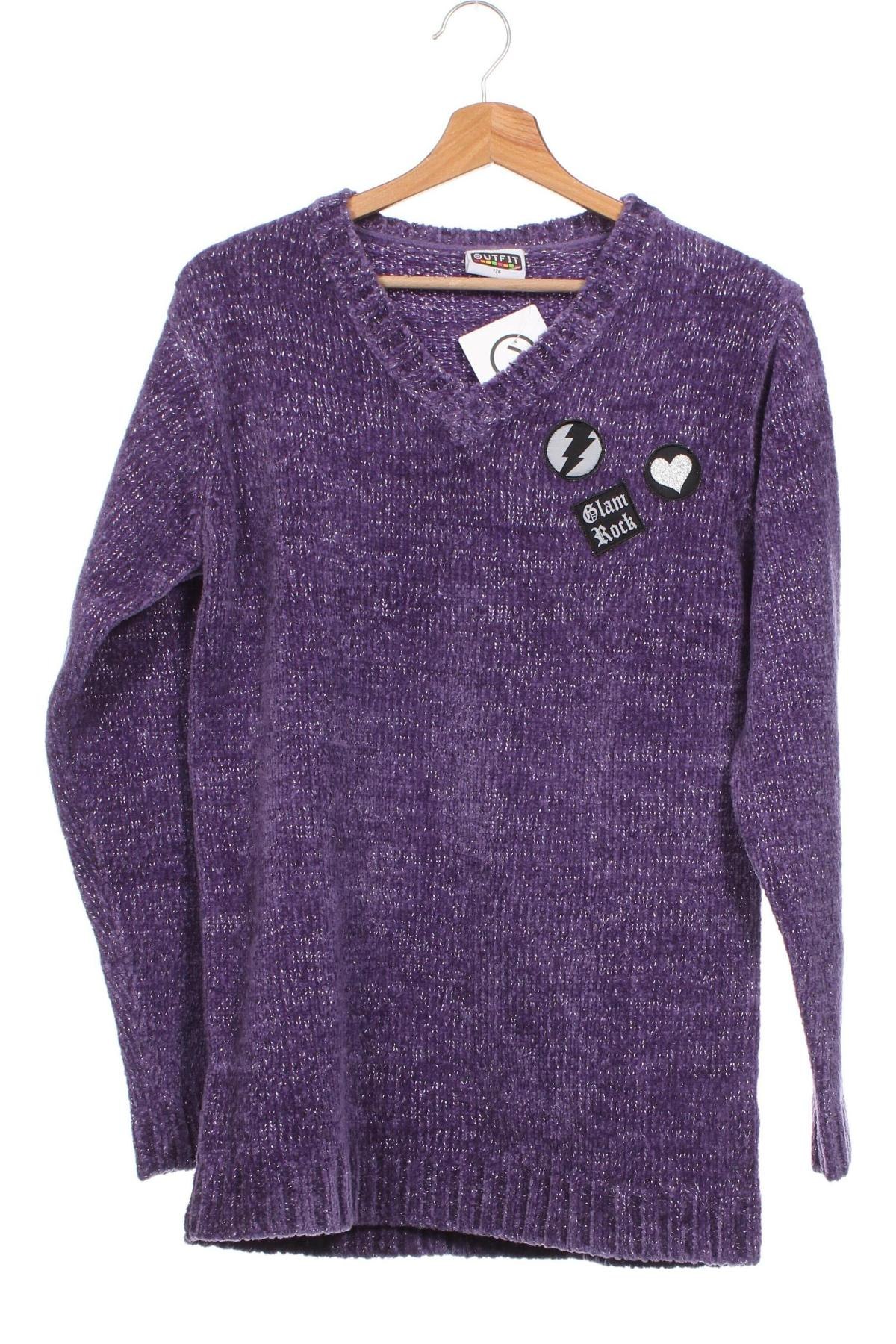 Dziecięcy sweter Outfit, Rozmiar 15-18y/ 170-176 cm, Kolor Fioletowy, Cena 27,99 zł