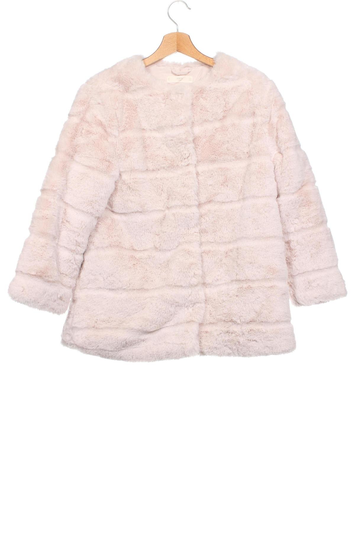 Детско палто Mango, Размер 11-12y/ 152-158 см, Цвят Розов, Цена 17,64 лв.