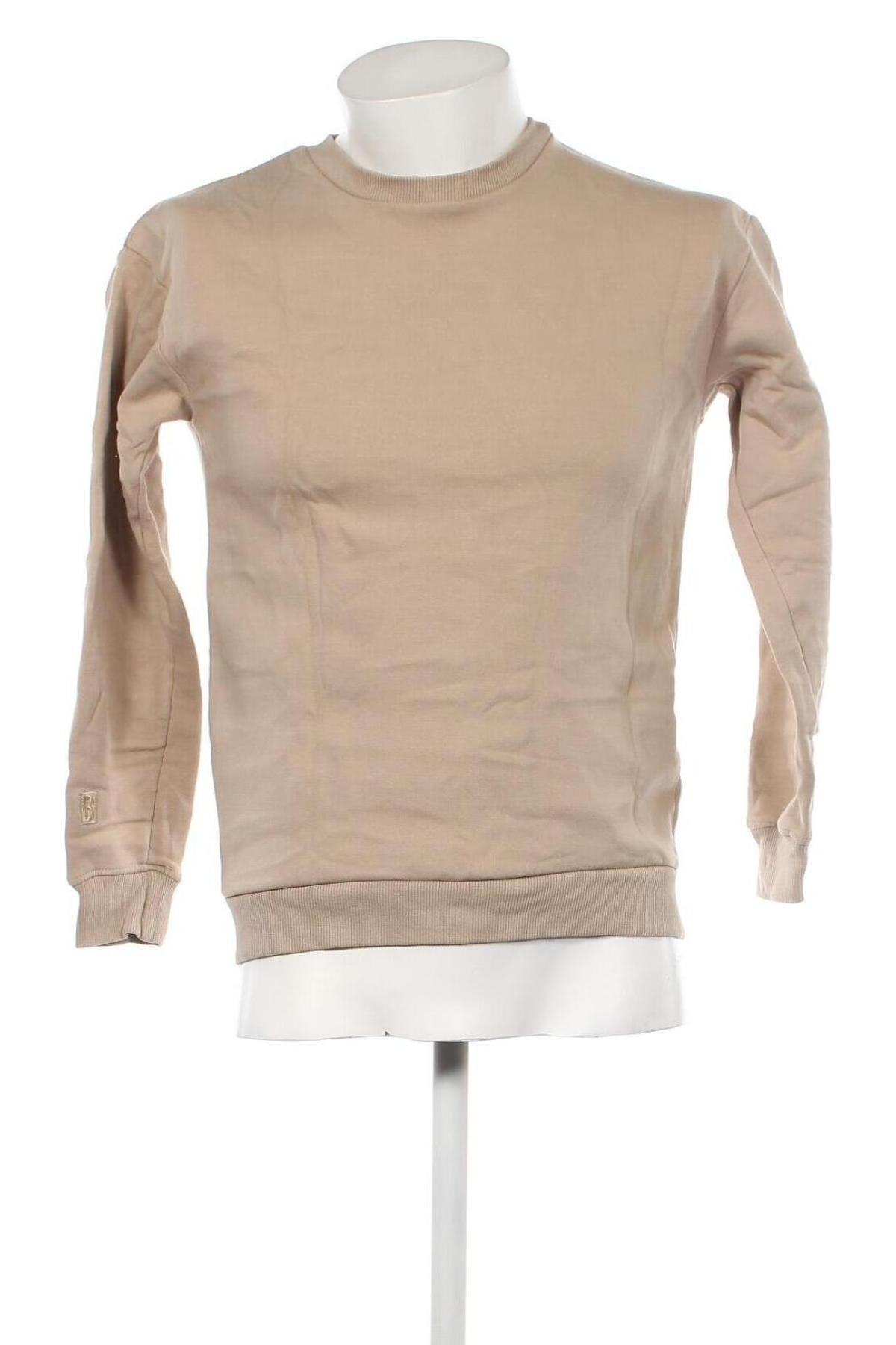 Мъжка блуза Bershka, Размер XXS, Цвят Бежов, Цена 19,00 лв.