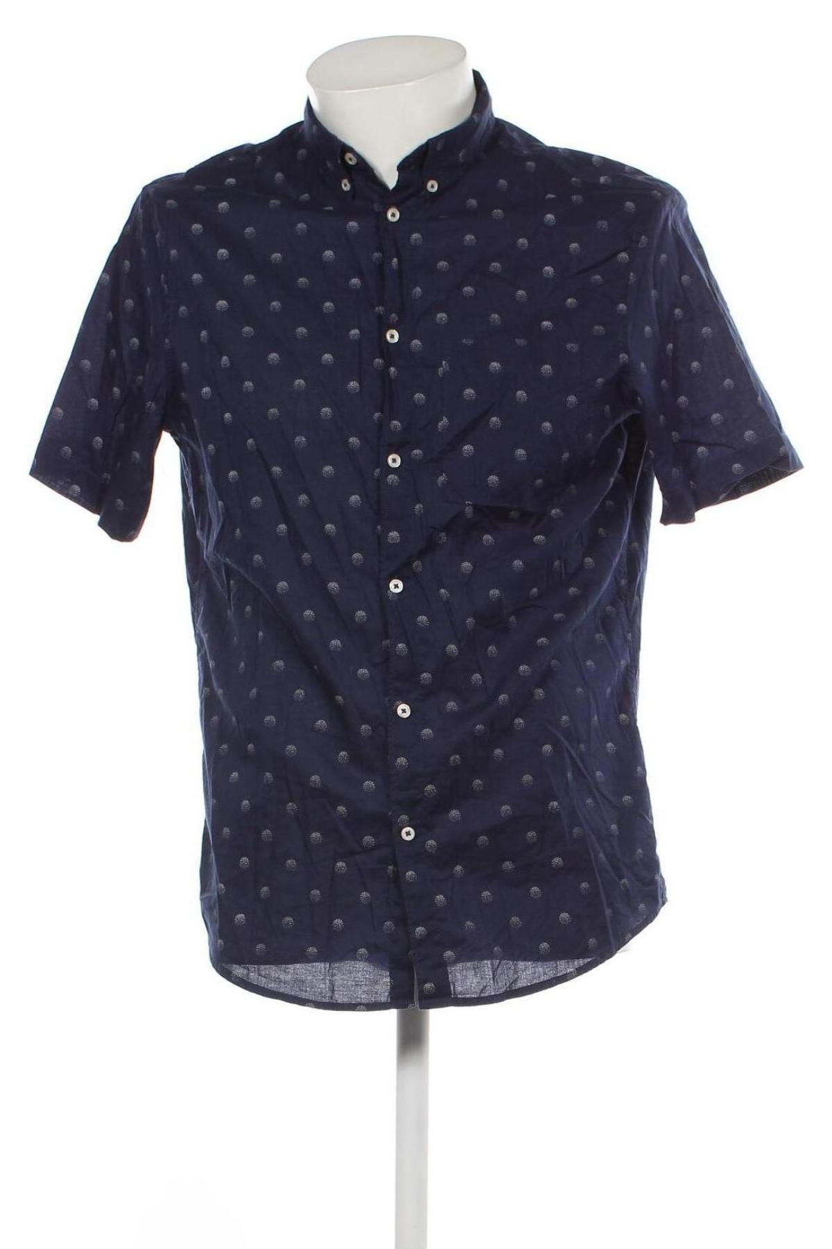 Ανδρικό πουκάμισο H&M, Μέγεθος M, Χρώμα Μπλέ, Τιμή 17,94 €