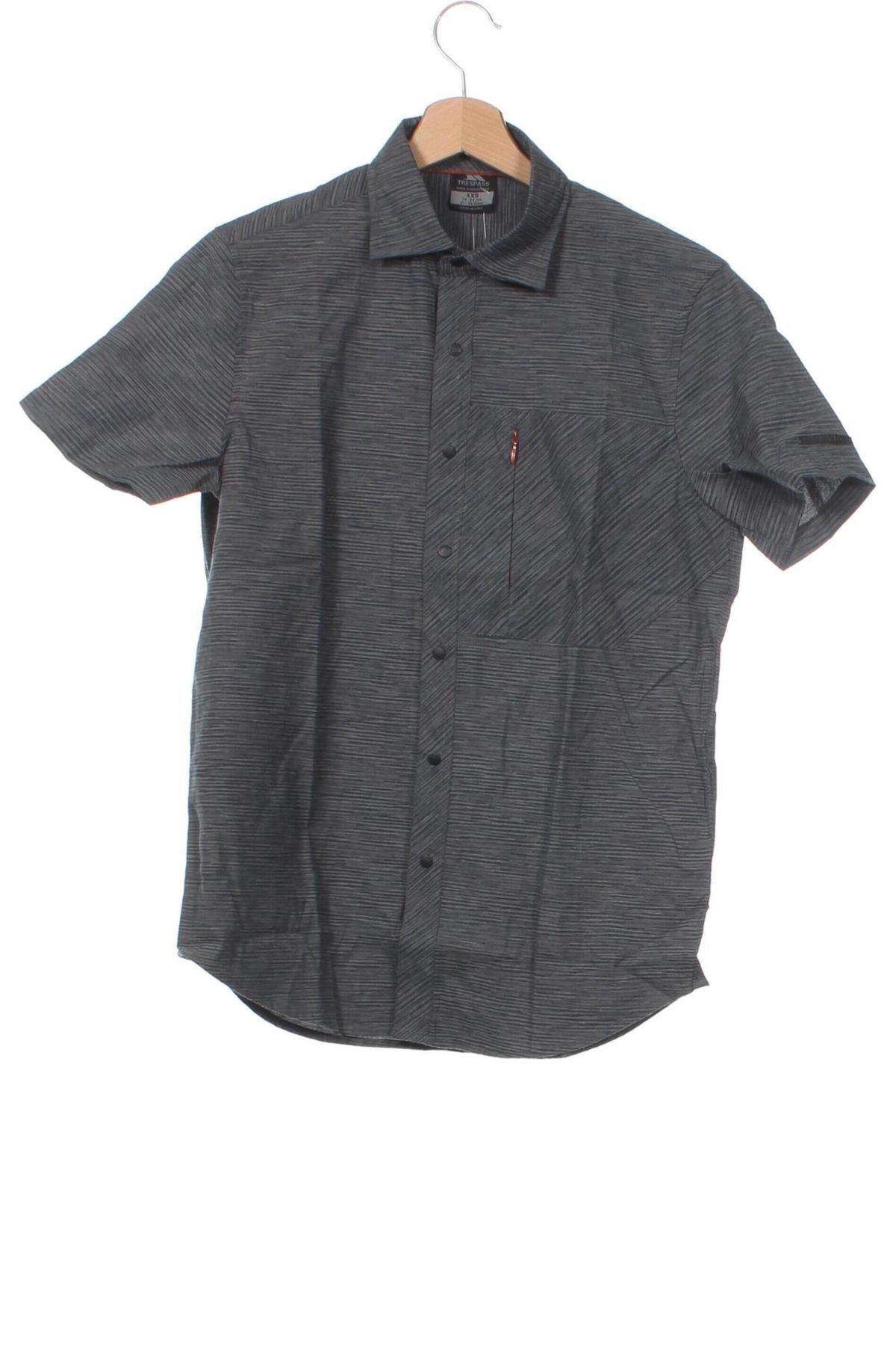 Мъжка риза Trespass, Размер XXS, Цвят Сив, Цена 102,00 лв.