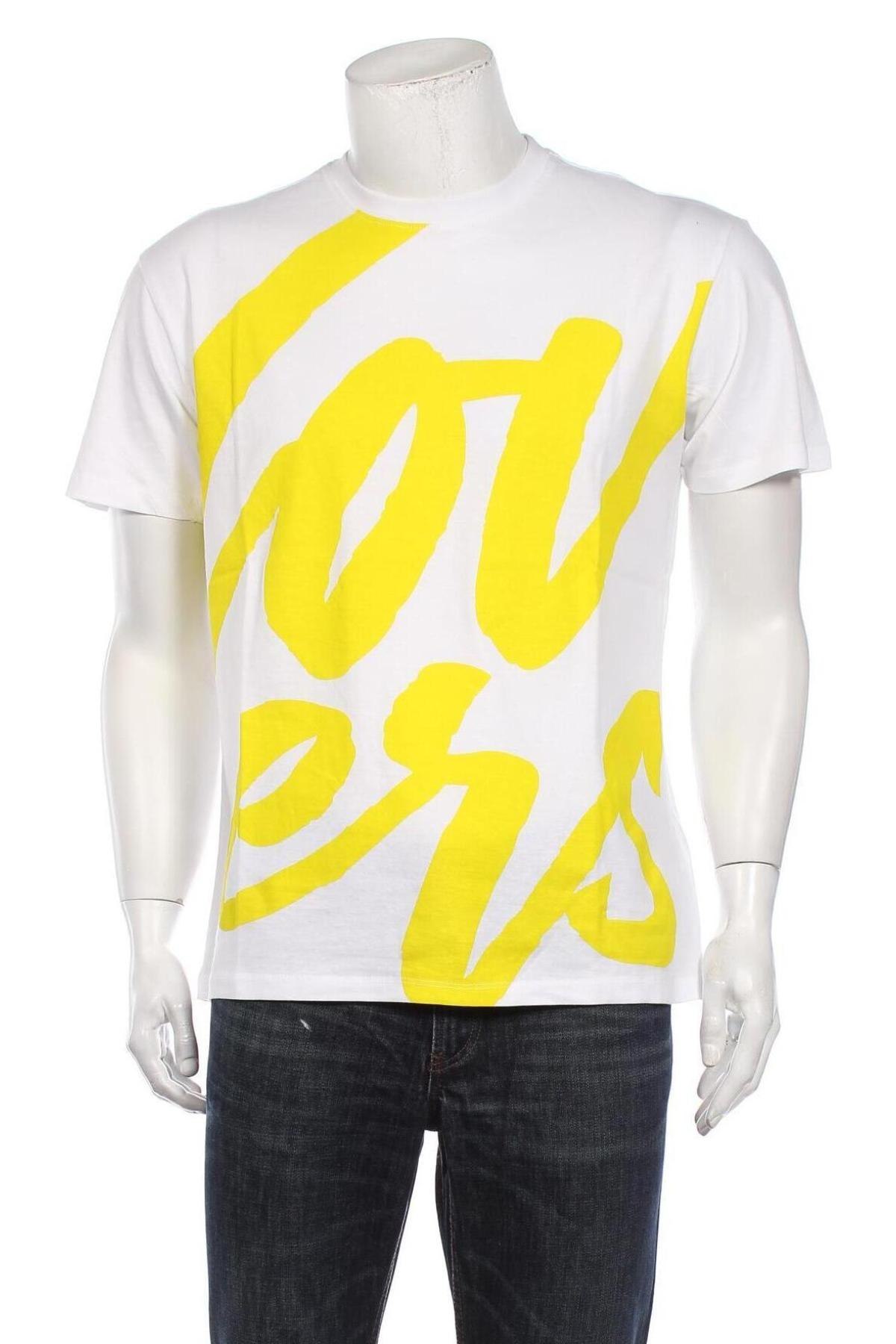 Ανδρικό t-shirt Liu Jo, Μέγεθος L, Χρώμα Λευκό, Τιμή 35,05 €