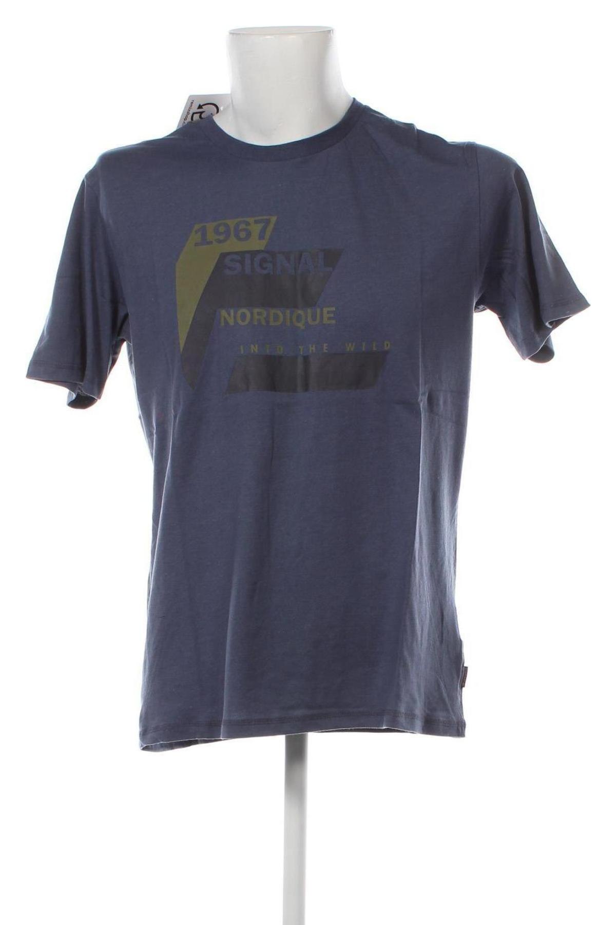 Tricou de bărbați Signal, Mărime L, Culoare Albastru, Preț 83,81 Lei