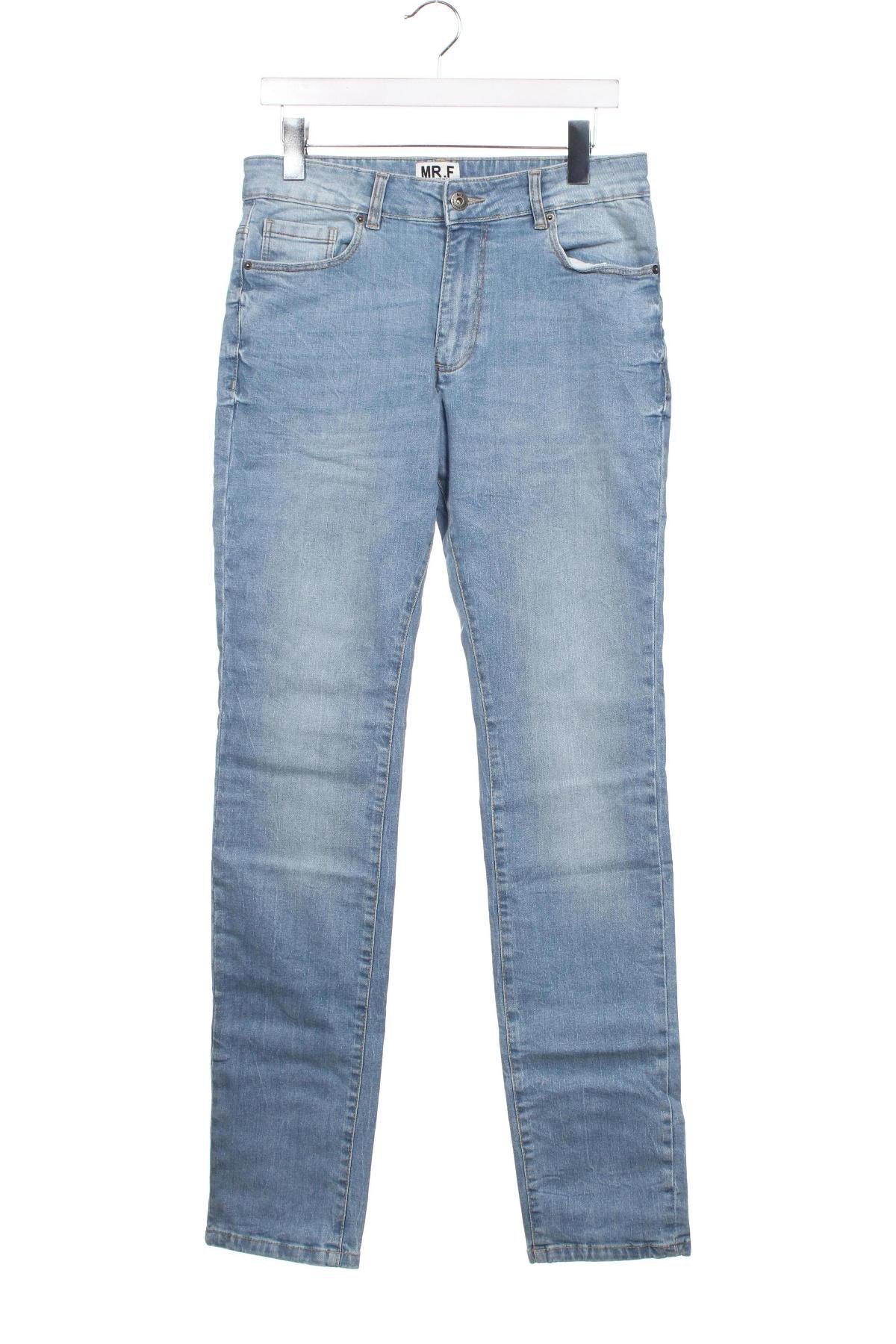 Pánské džíny  Mr. F, Velikost S, Barva Modrá, Cena  133,00 Kč