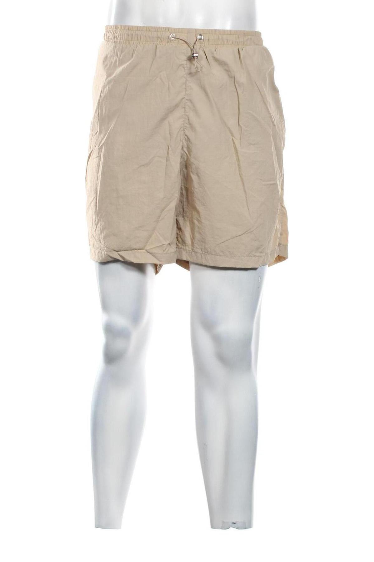 Pantaloni scurți de bărbați Urban Classics, Mărime 4XL, Culoare Bej, Preț 21,32 Lei