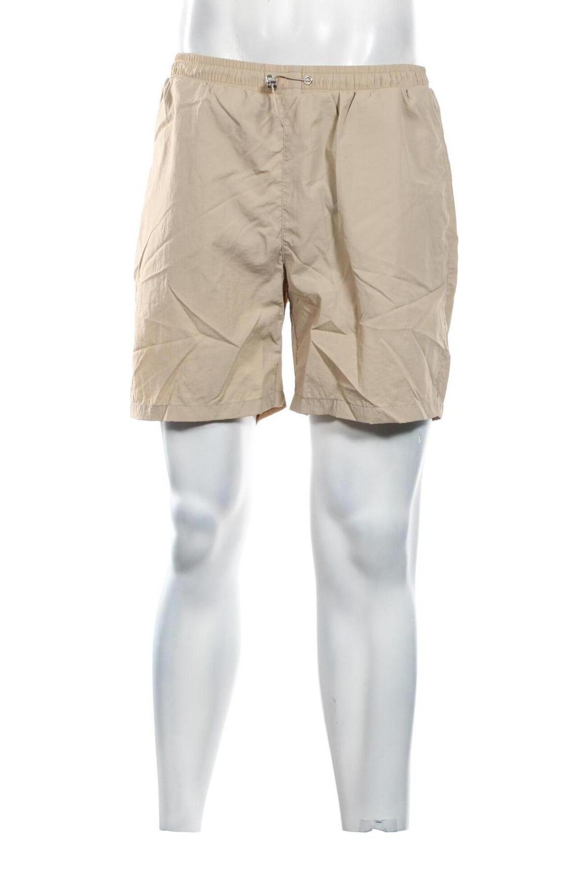 Pantaloni scurți de bărbați Urban Classics, Mărime XL, Culoare Bej, Preț 21,32 Lei