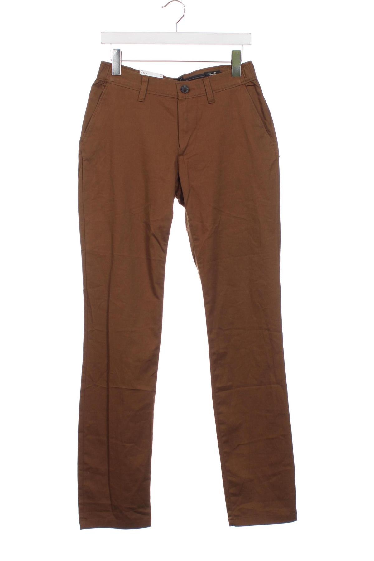 Мъжки панталон C&A, Размер M, Цвят Кафяв, Цена 46,00 лв.