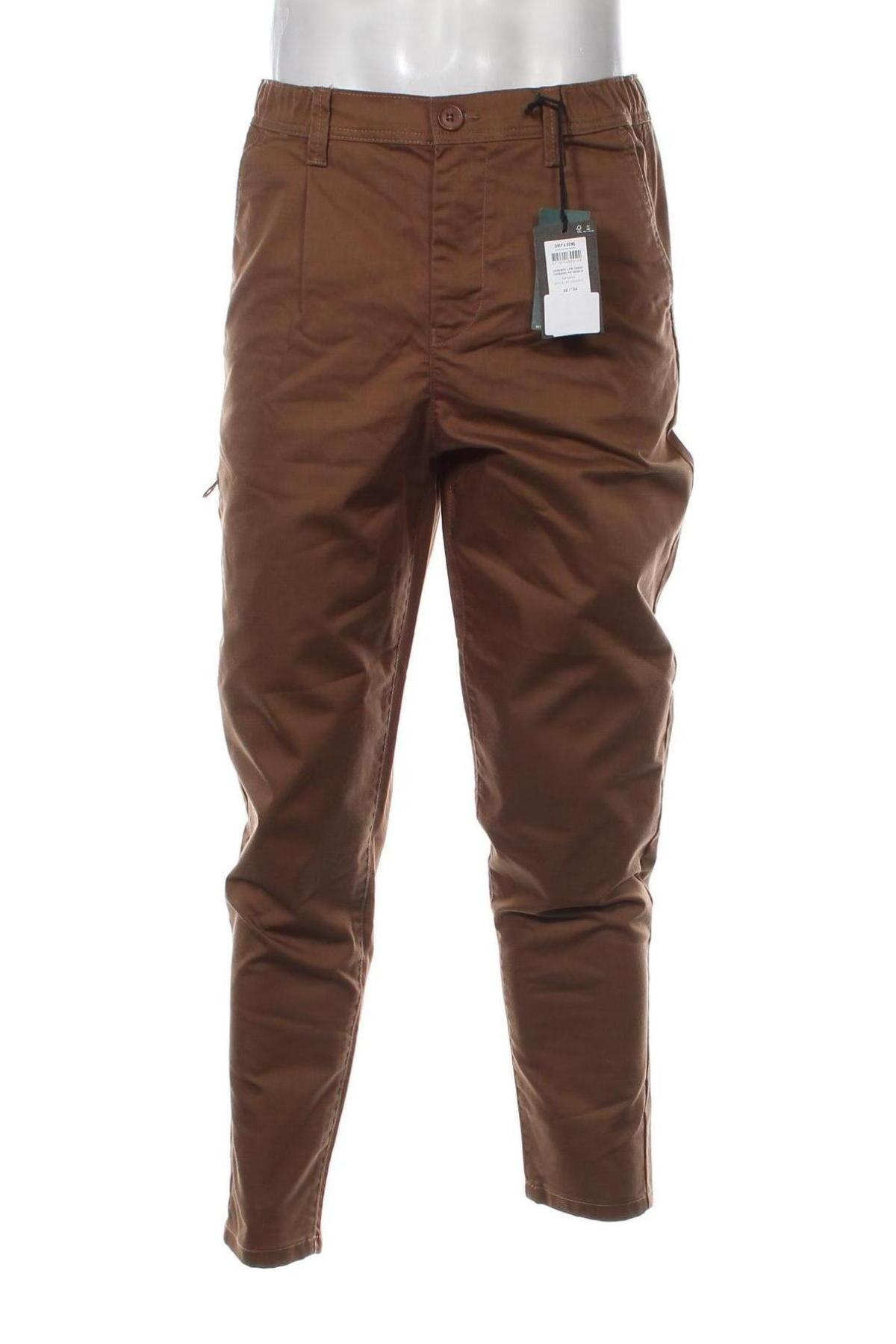 Herrenhose Only & Sons, Größe S, Farbe Braun, Preis 23,71 €