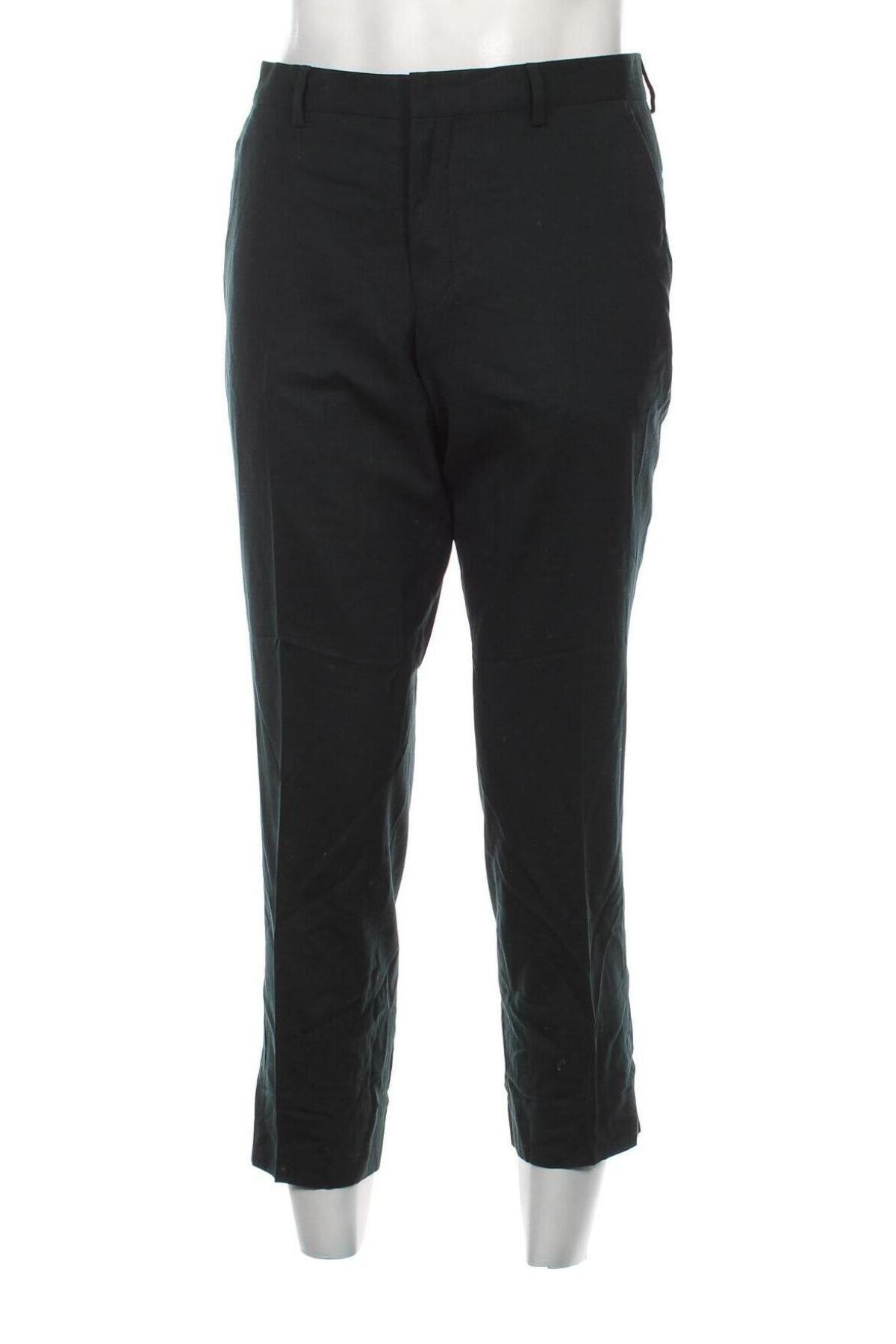 Мъжки панталон Selected Homme, Размер L, Цвят Зелен, Цена 8,55 лв.